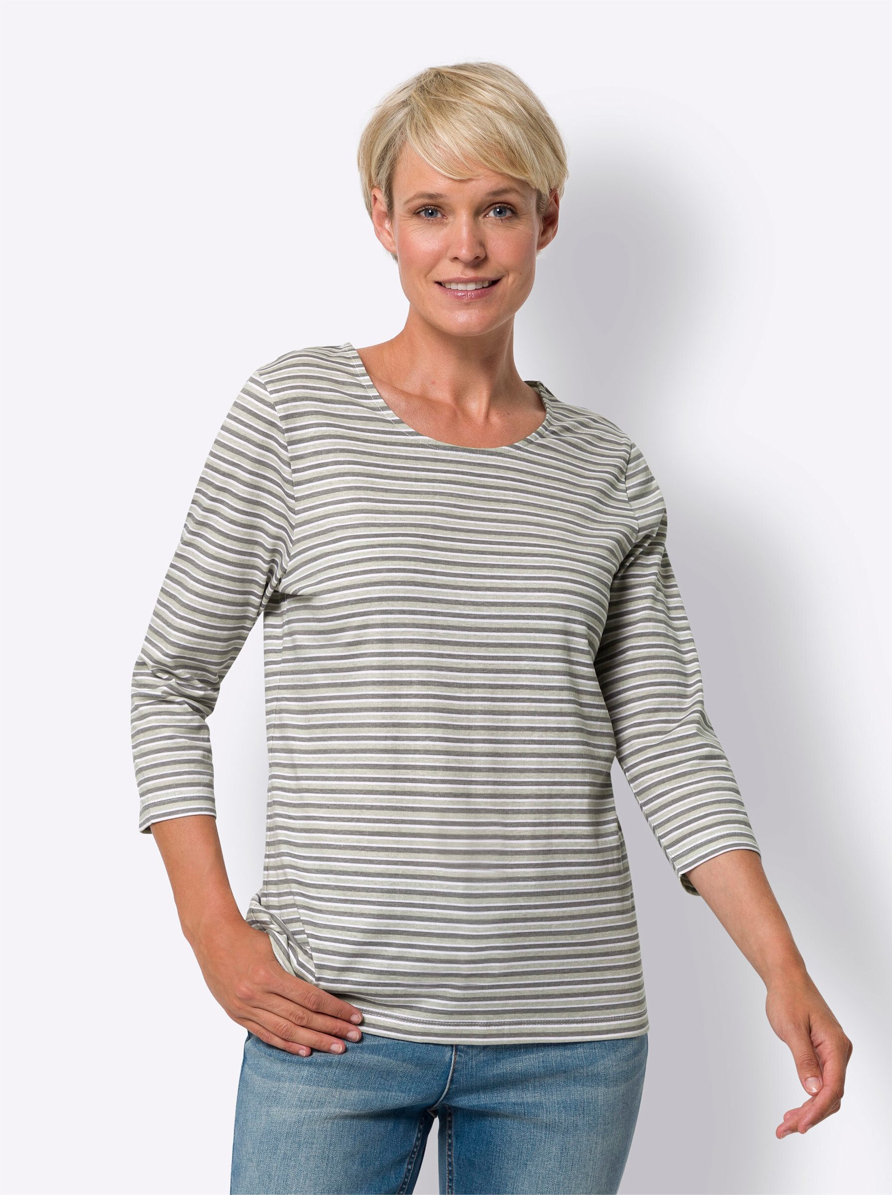 Sieh an! T-Shirt 3/4-Arm-Shirt günstig online kaufen