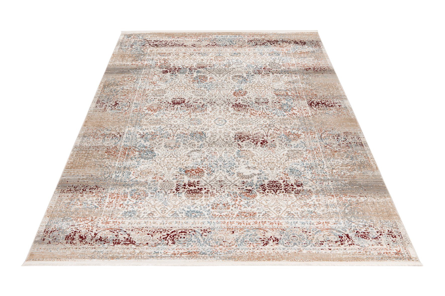 Obsession Teppich My Memphis 382, rechteckig, Höhe: 8 mm, 3D-Design, Orient Optik, mit Fransen