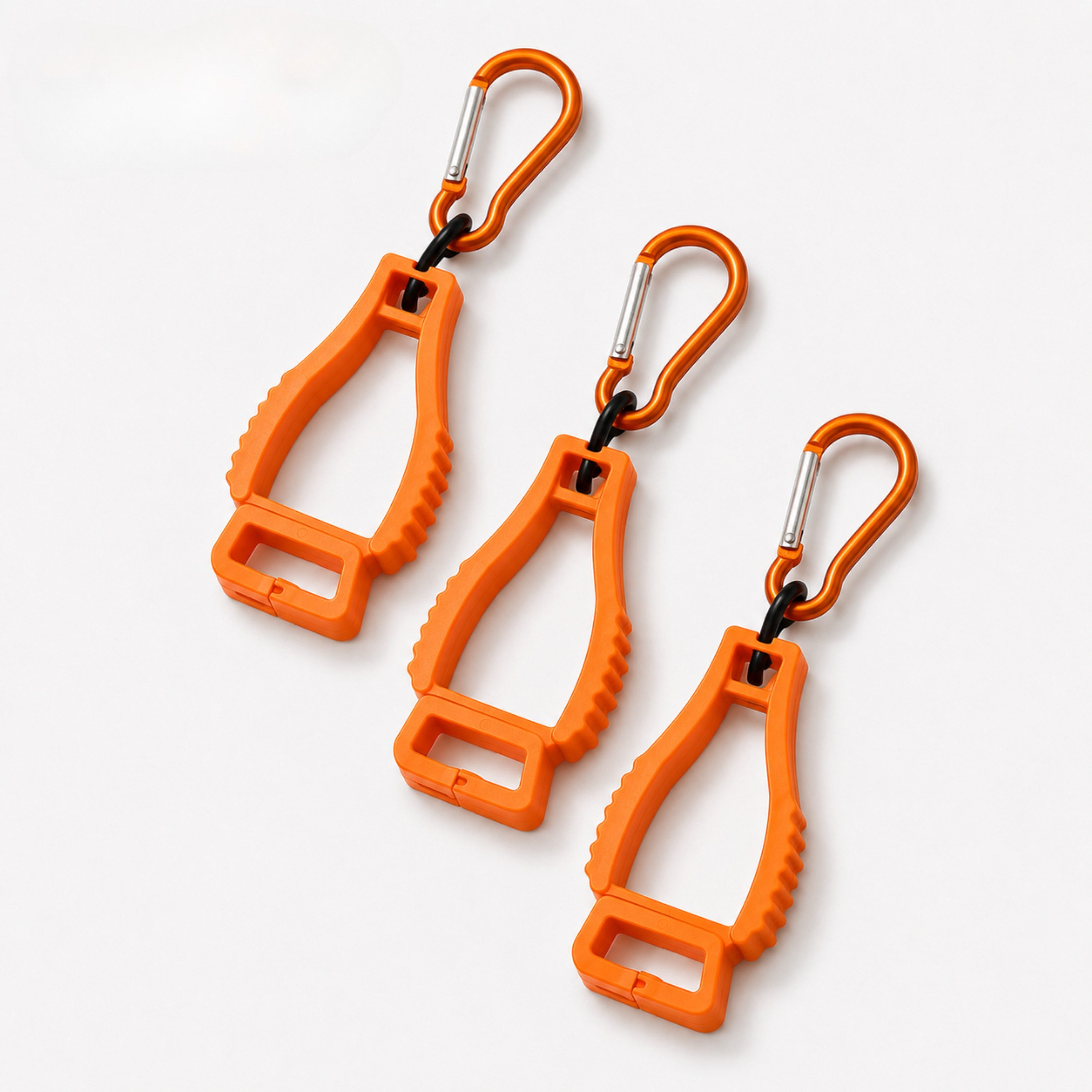 StellarLuma Arbeitshandschuh-Set Karabinerhaken Handschuhe Clips Halterung Arbeitshandschuhe 3er Set (3er Set) 3er Set Handschuhhalter Clips mit Karabiner für Arbeit und Outdoor