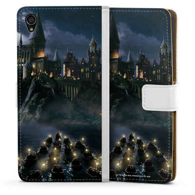 DeinDesign Handyhülle Hogwarts by Night, Sony Xperia Z3 Hülle Handy Flip Case Wallet Cover Handytasche Leder