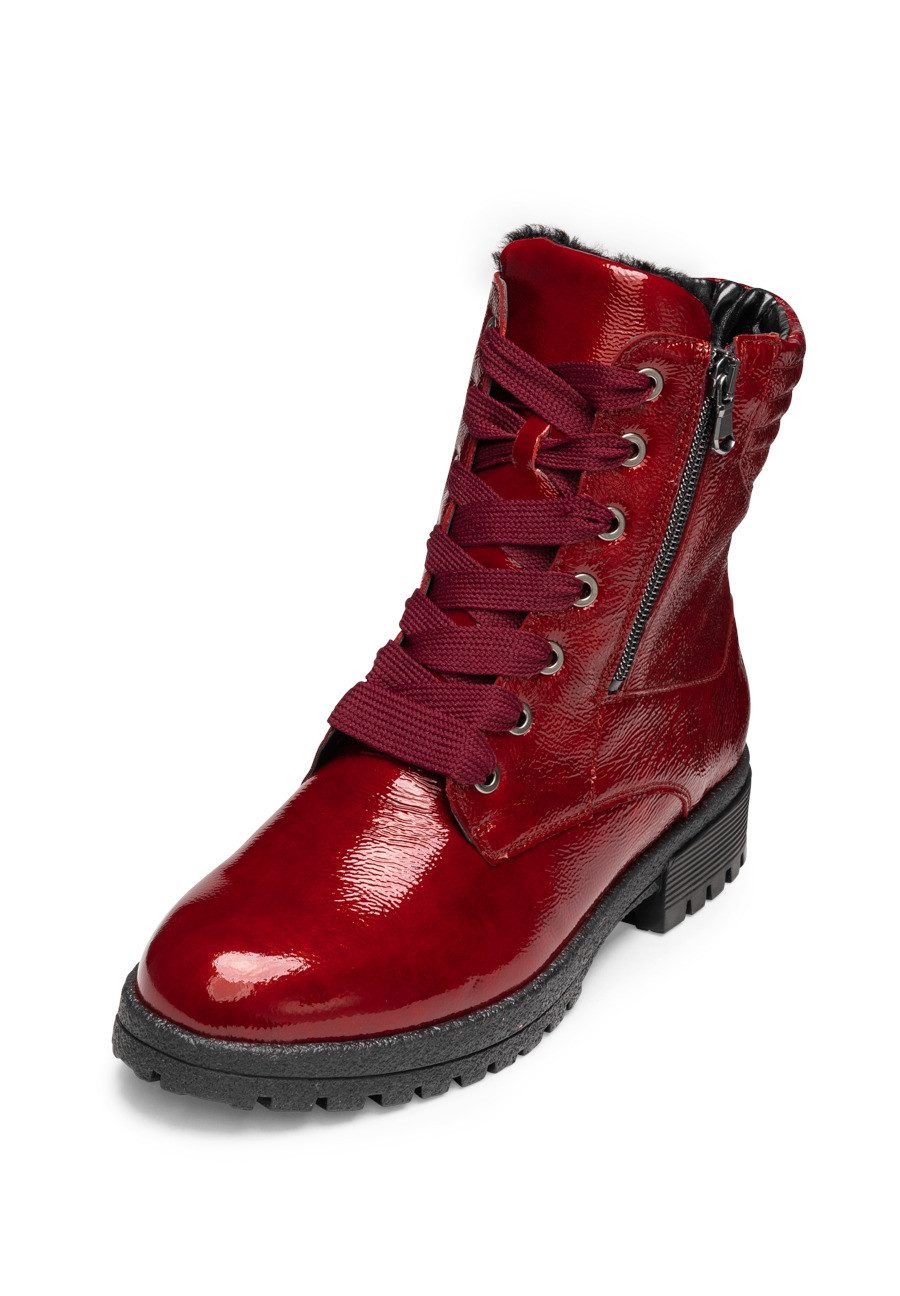vitaform Damenschuhe Stiefelette Lackleder Stiefelette günstig online kaufen