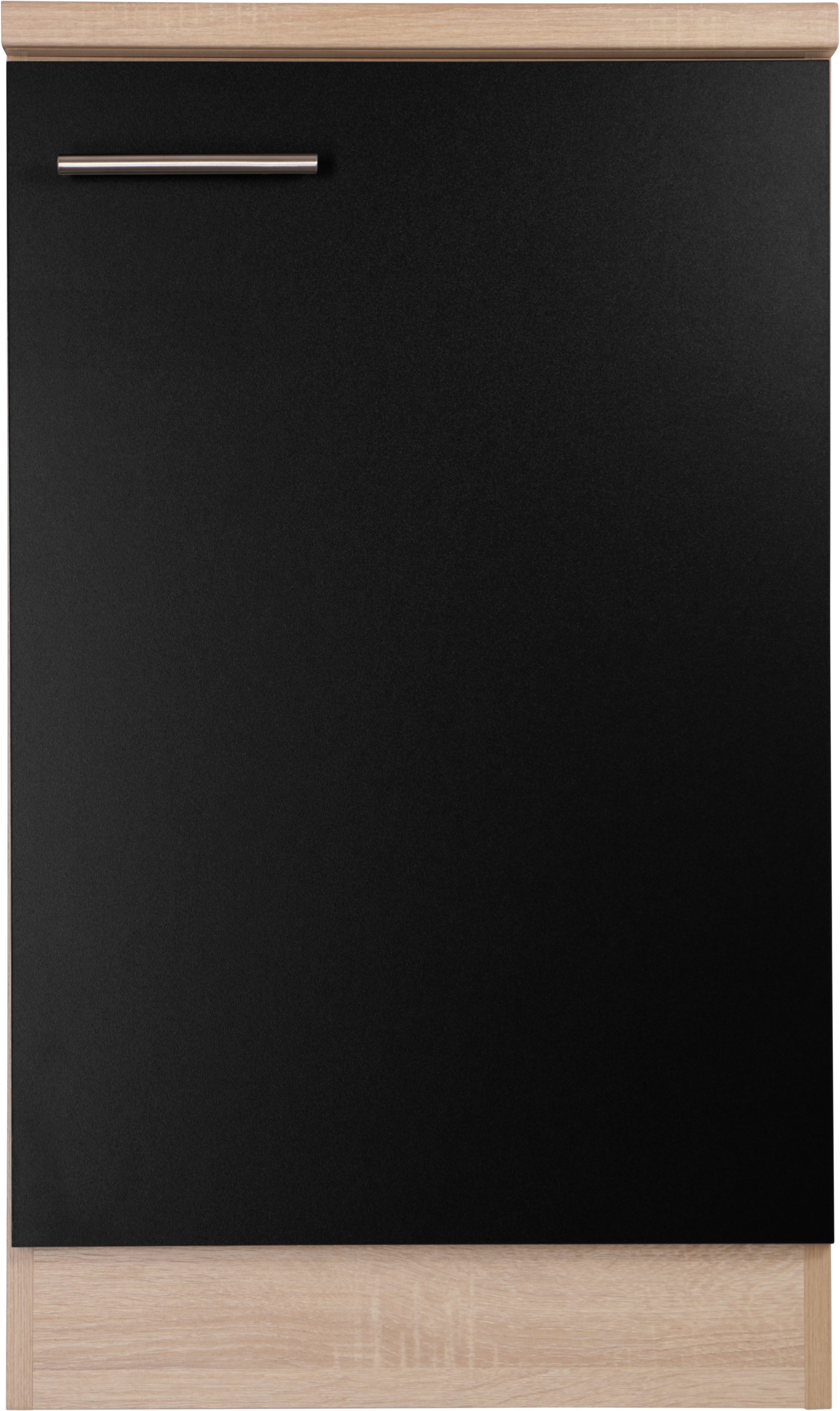 RESPEKTA Spülenschrank Merle Breite 50 cm, Soft-Close, Griffe aus Metall, 85 cm Arbeitshöhe