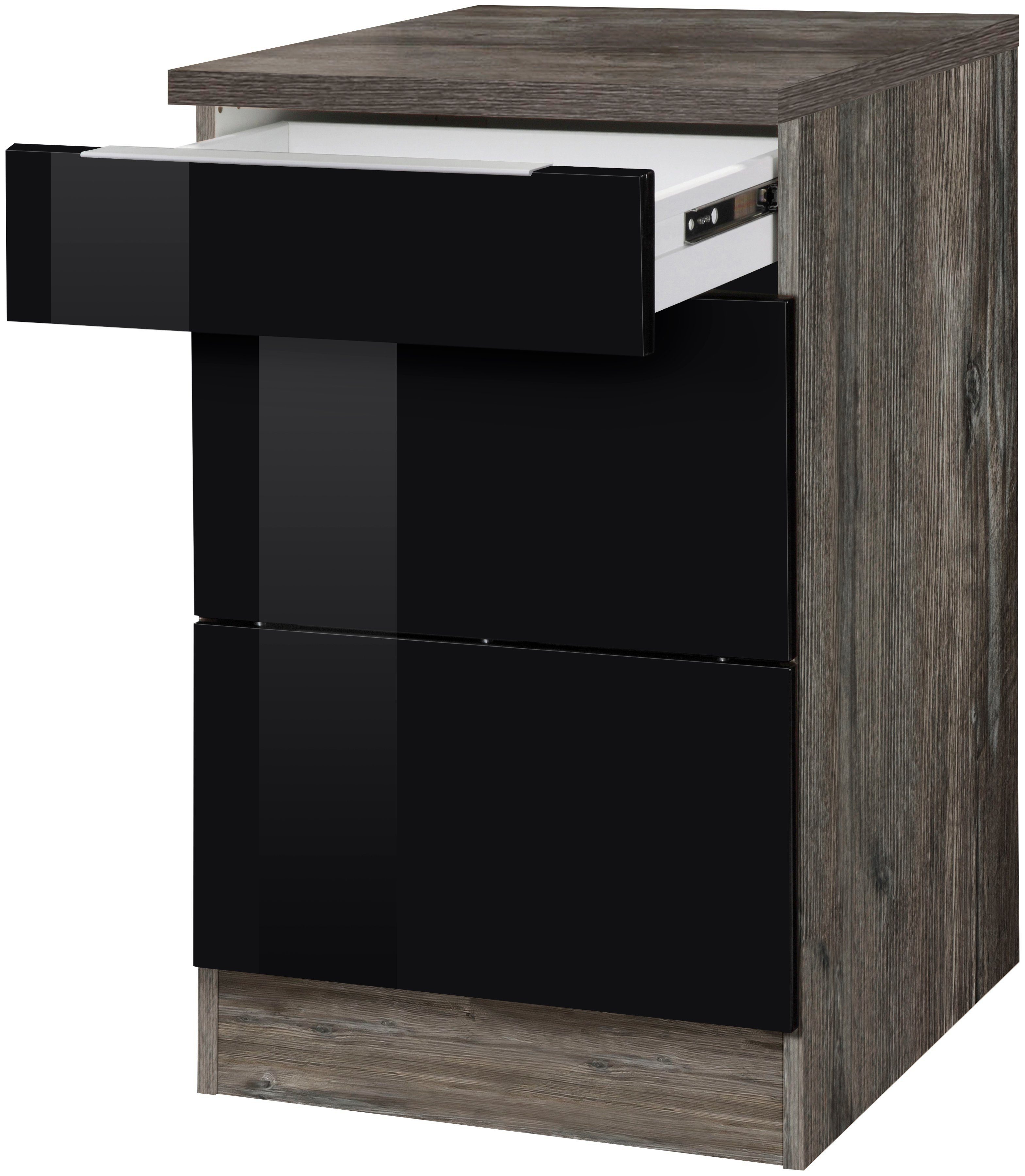 KOCHSTATION Unterschrank KS-Brindisi 50 cm breit – Bild 2 von 5