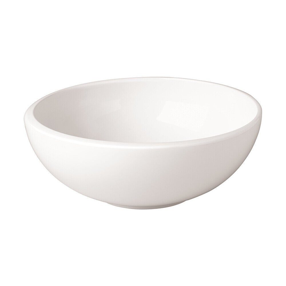Villeroy & Boch Schüssel Schüssel 17 cm NewMoon, Premium Porcelain, (1-tlg), Schüssel, Servierschüssel, Salatschüssel, Ø17cm, Made in Germany, weiß