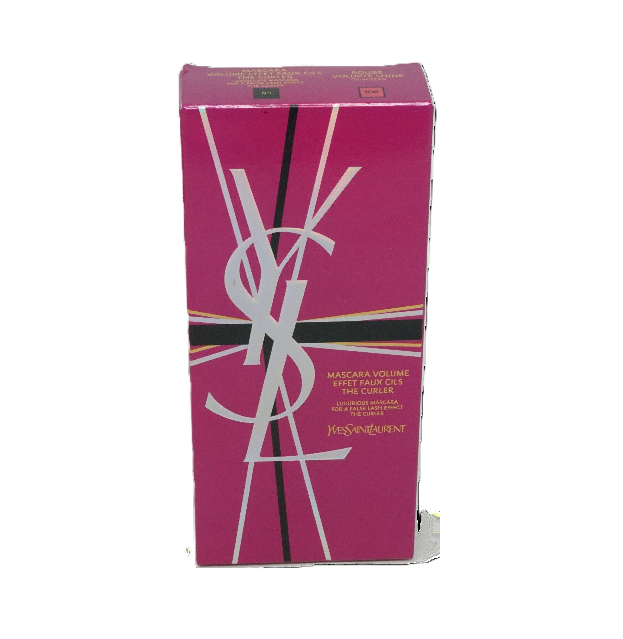 Lippenstift Yves Saint Laurent Volume Mascara Corler No1 6,6ml+No49 Lippenstift