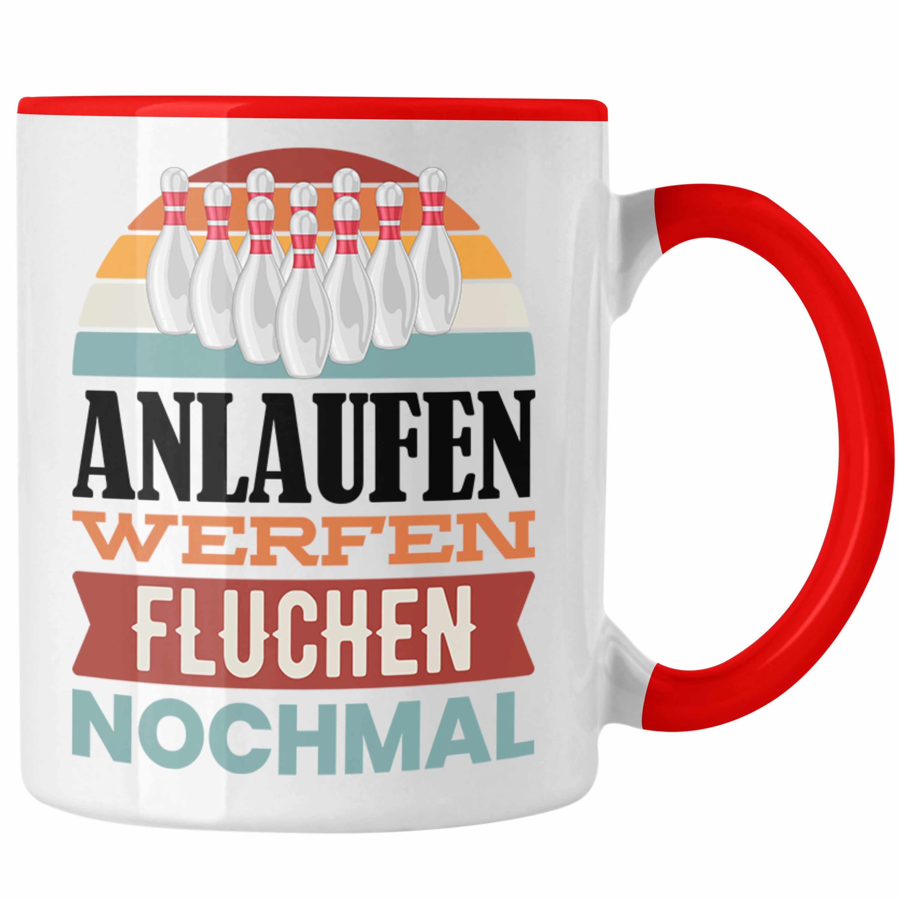 Trendation Tasse Trendation Bowling Tasse Geschenk Anlaufen Werfen