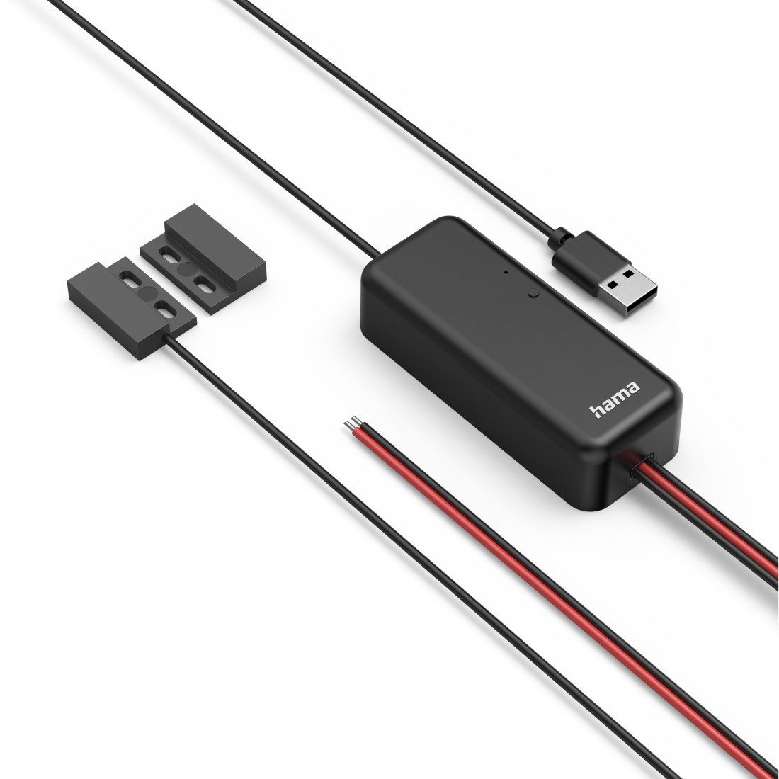 Hama Smarter Garagentor-Öffner, WLAN, Sensor, Steuerung per App Smart-Home-Steuerelement, Sprachsteuerung, einfache Installation, Überwachung, Automatisierung