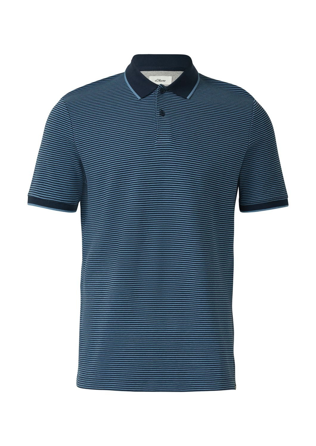 s.Oliver Poloshirt Poloshirt Kragen, Knopfleiste, Logo-Patch günstig online kaufen