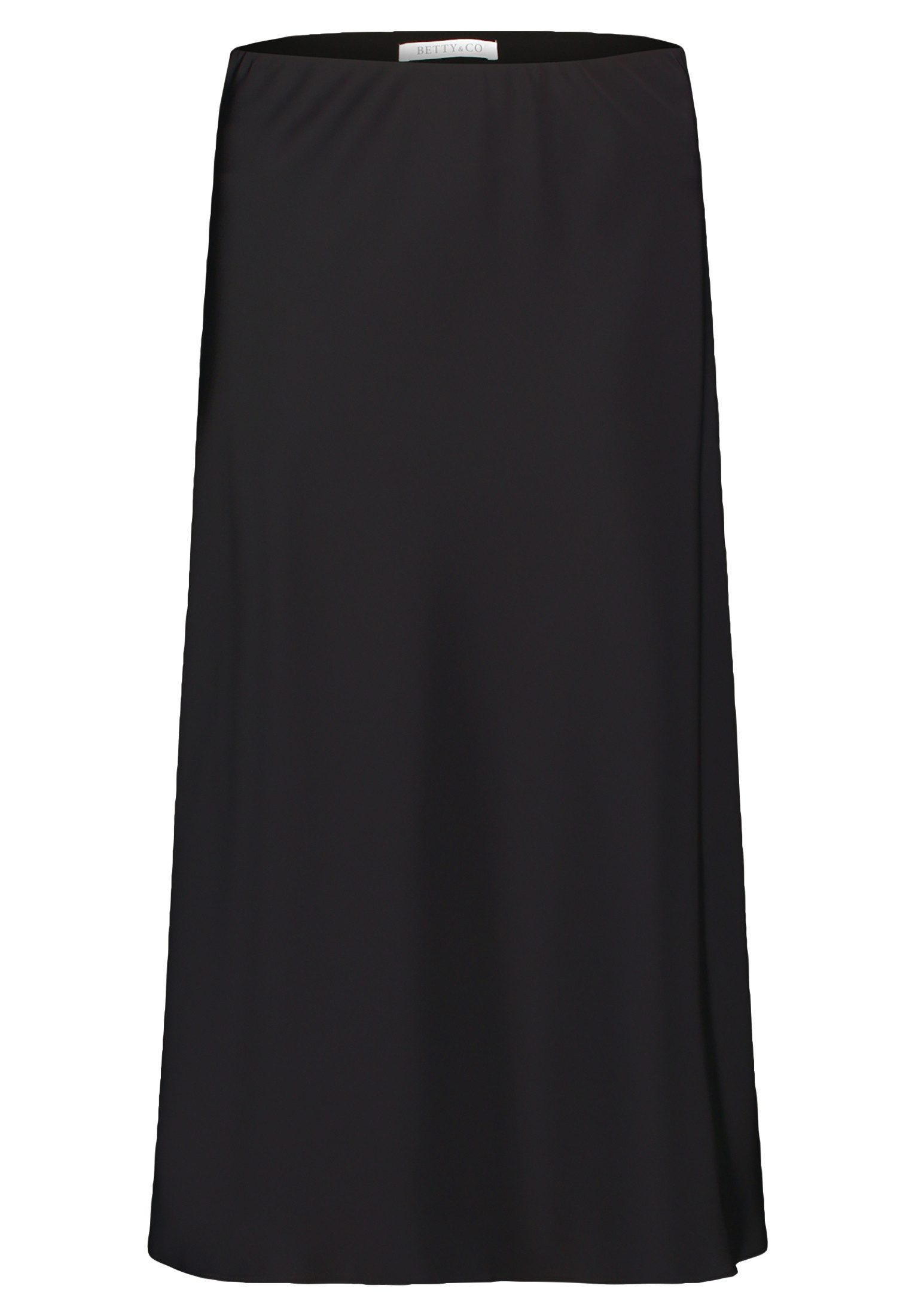 Betty&Co Midirock Damen Satinrock mit elastischem Bund günstig online kaufen