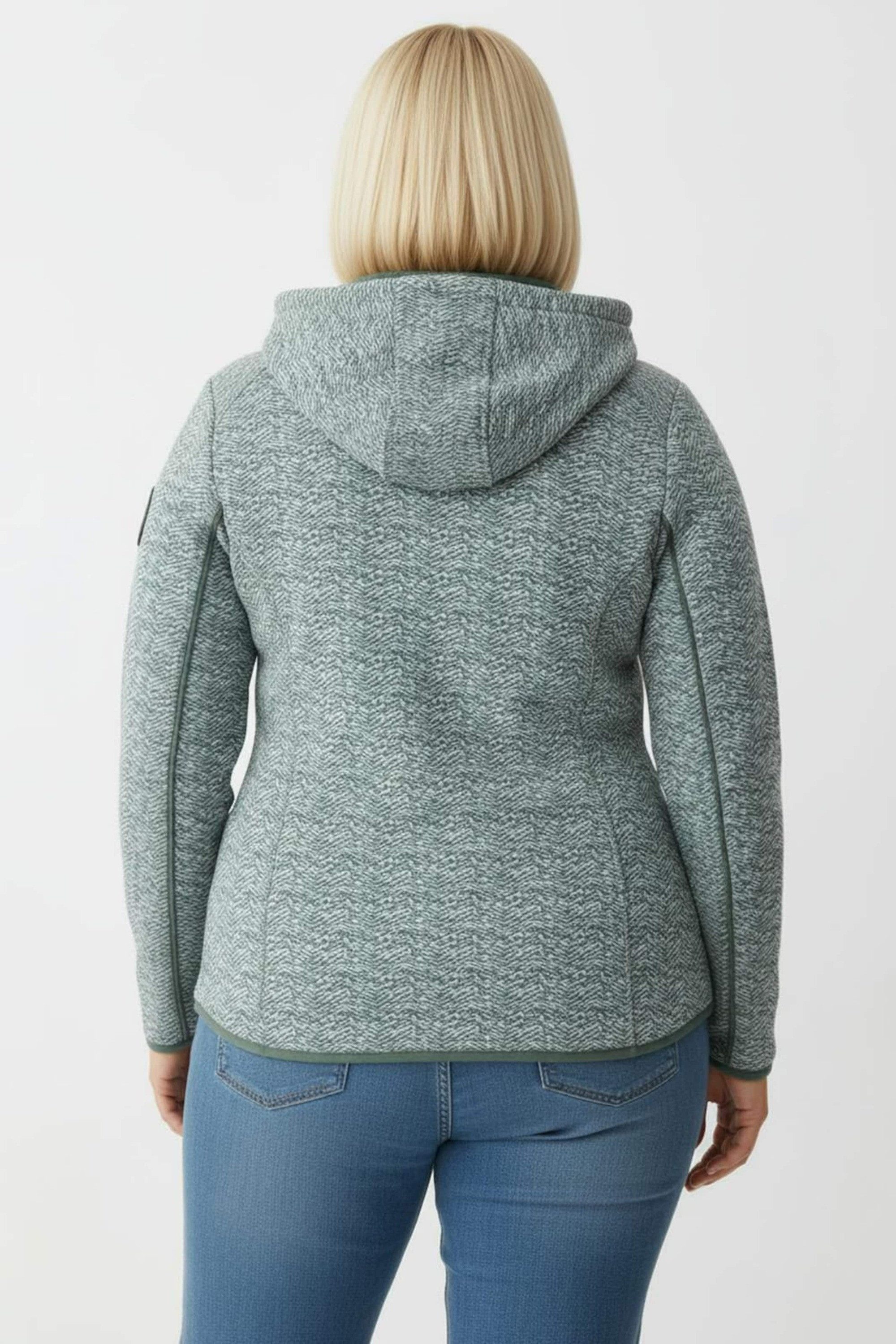 Witt Fleecejacke Strickfleece-Jacke Langarm