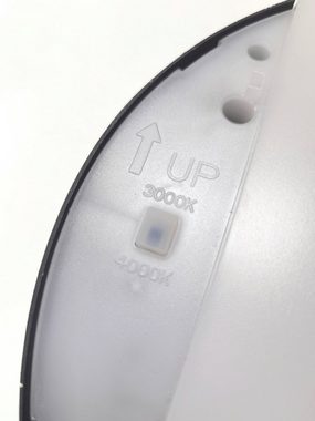 LUTEC LED Außen-Deckenleuchte SWEEP, LED fest integriert, Kelvinschalter,Lichtfarbe einstellbar