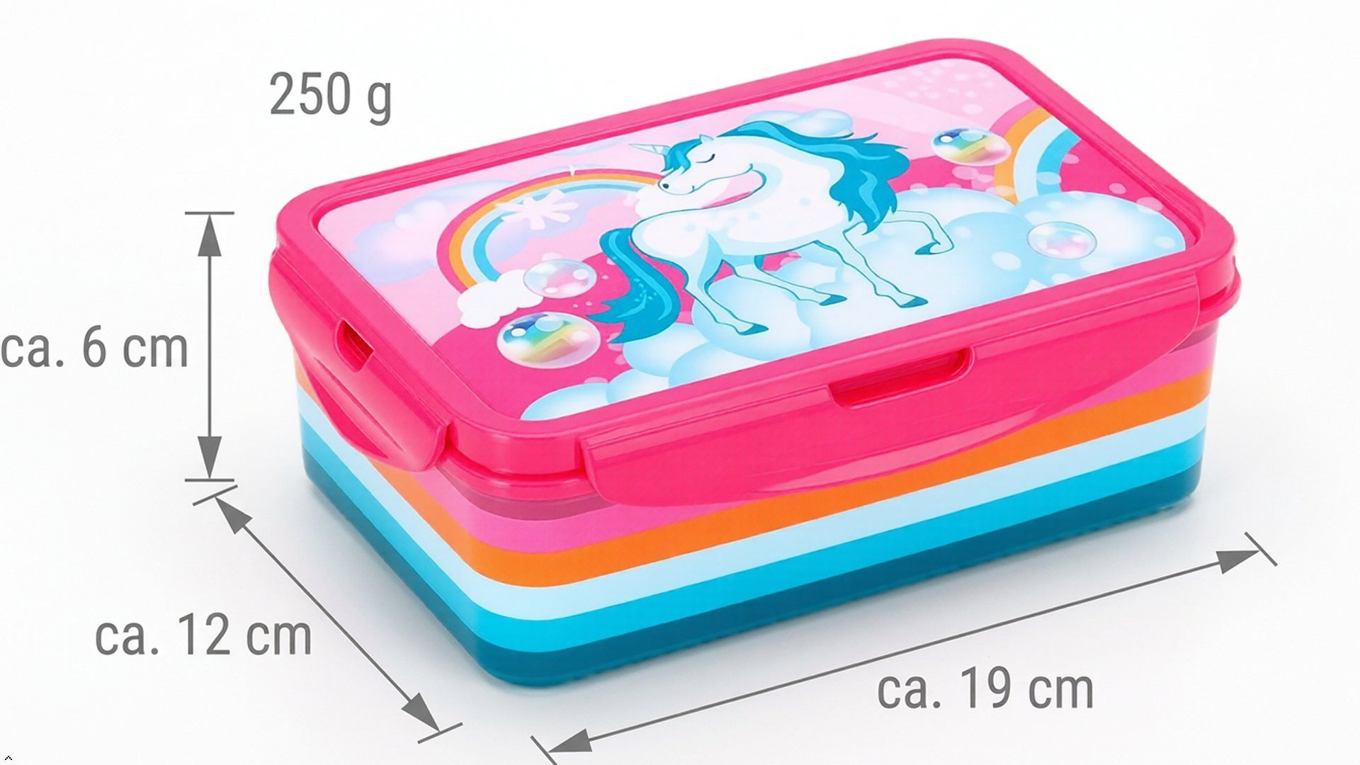 WestCraft Lunchbox 2er Set Dinosaurier Brotdose Lunchbox BPA-frei Dino + Einhorn, Kunststoff (lebensmittecht), (2-tlg), Frischhaltedose, nachhaltig, umweltfreundlich, BPA-frei, Brotbox