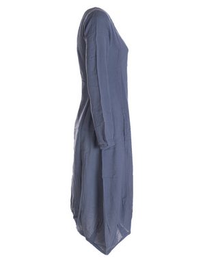 Vishes Midikleid Luftiges Damen Sommerkleid Langarm Longshirt-Kleid Shirt-Kleid Guru, Ethno, Hippie Style