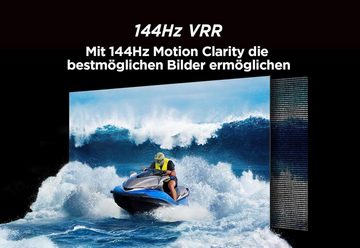 TCL 65T8AX1 QLED-Fernseher (163,90 cm/65 Zoll, HD ready, Full Array Local Dimming, IMAX Enhanced 1000 nits, Schwarz, Google, Full Array Local Dimming, IMAX Enhanced 1000 nits, Schwarz, Google)