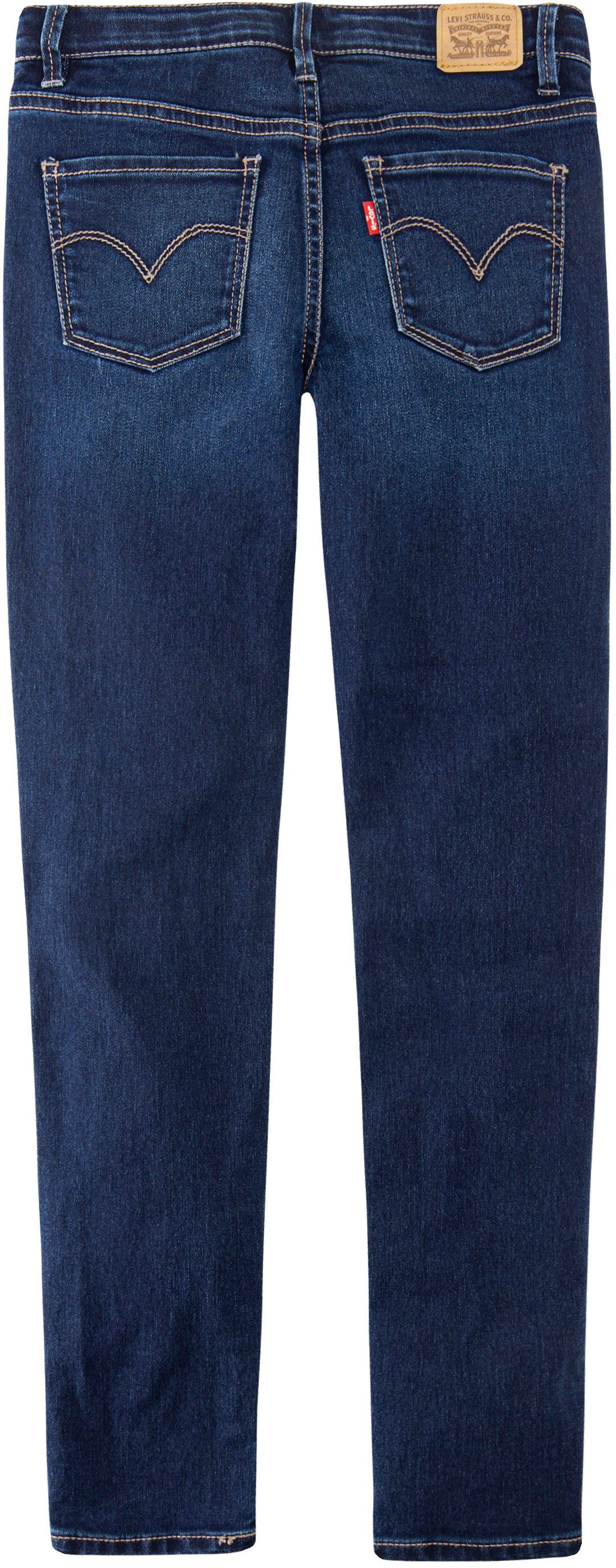 Kids Levi's® SKINNY blue used 710™ JEANS denim Stretch-Jeans SUPER FIT dark for GIRLS