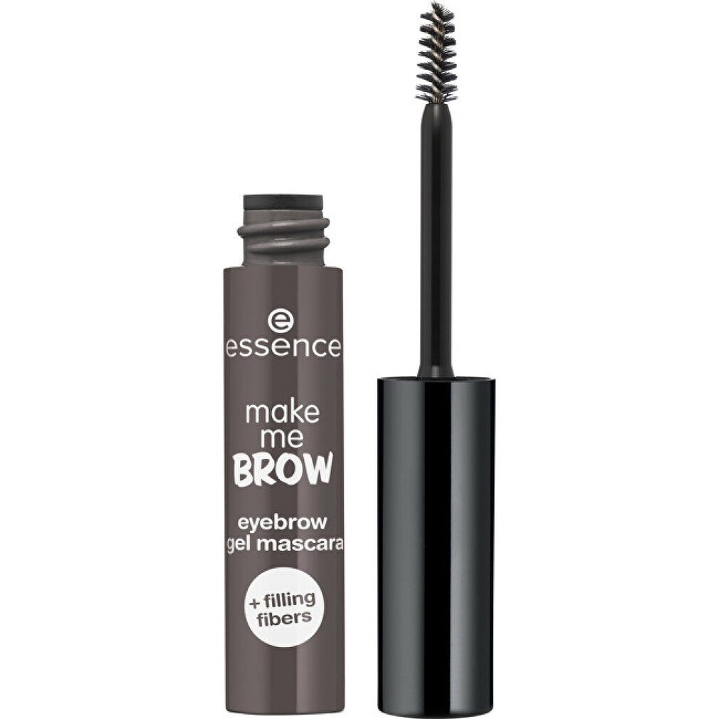 Essence Augenbrauen-Stift MAKE ME BROW Gel-Wimperntusche #07 -Dunkelbraune Augenbrauen