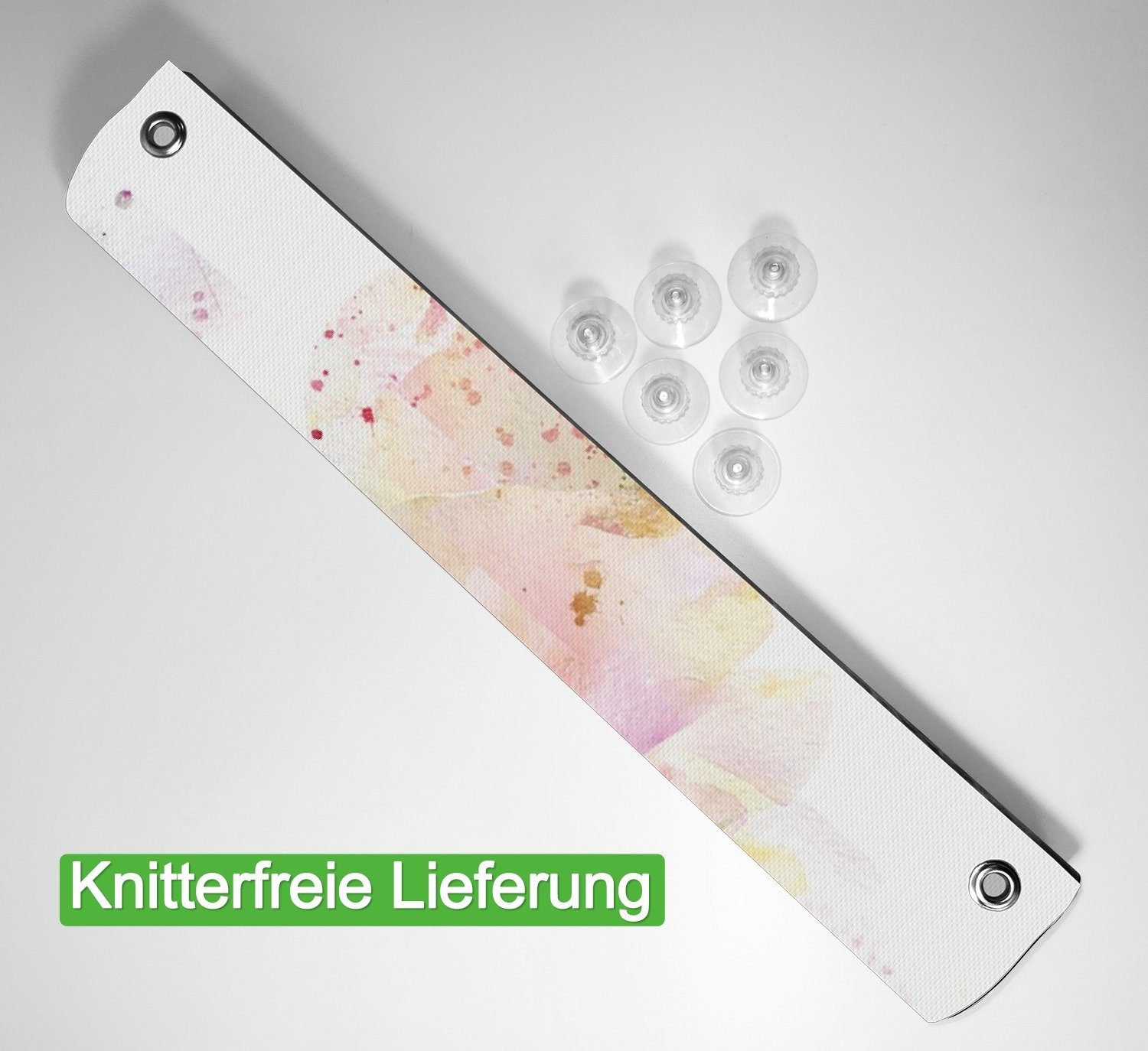 Wallario Sonnenschutz Abstraktes Blumenbuket, blickdicht, mit Saugnäpfen, wiederablösbar und wiederverwendbar