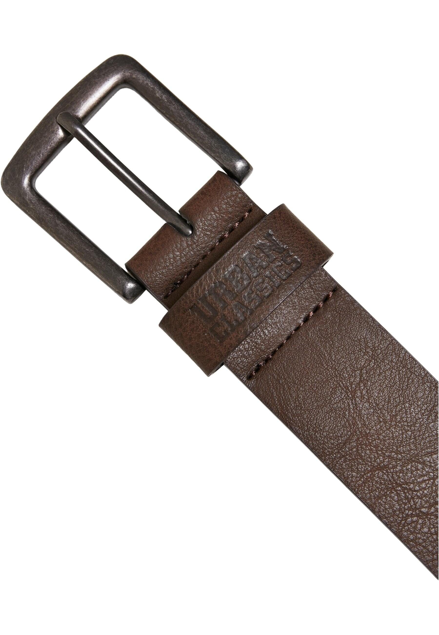 Leather Belt Unisex Imitation Hüftgürtel URBAN brown CLASSICS