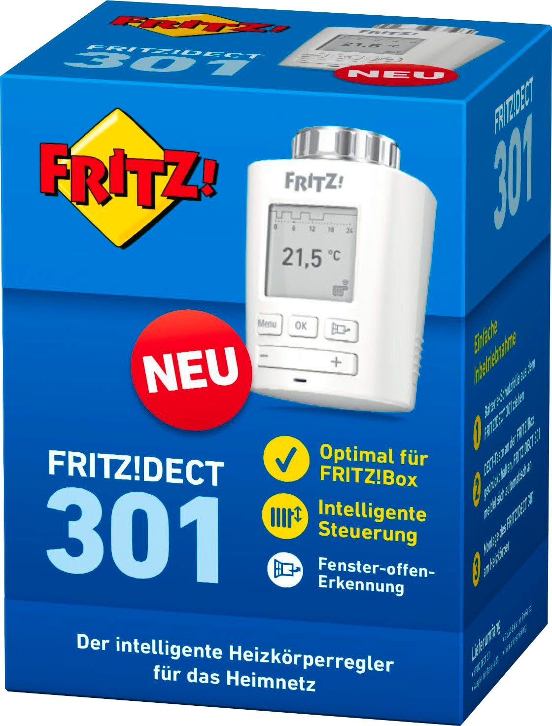 AVM Heizkörperthermostat FRITZ!DECT 301