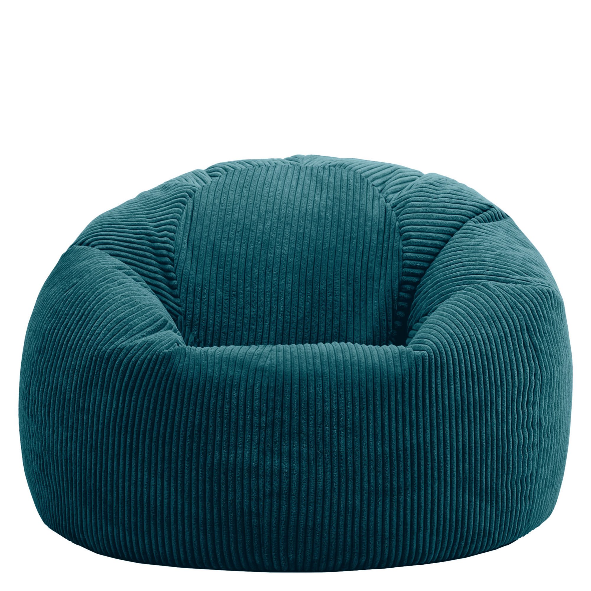 icon Sitzsack Sitzsack Erwachsene aus Cord flauschig „Kingston“, 85x50cm, Made in Germany, für Erwachsene & Kinder, mit Füllung – Bild 4 von 5