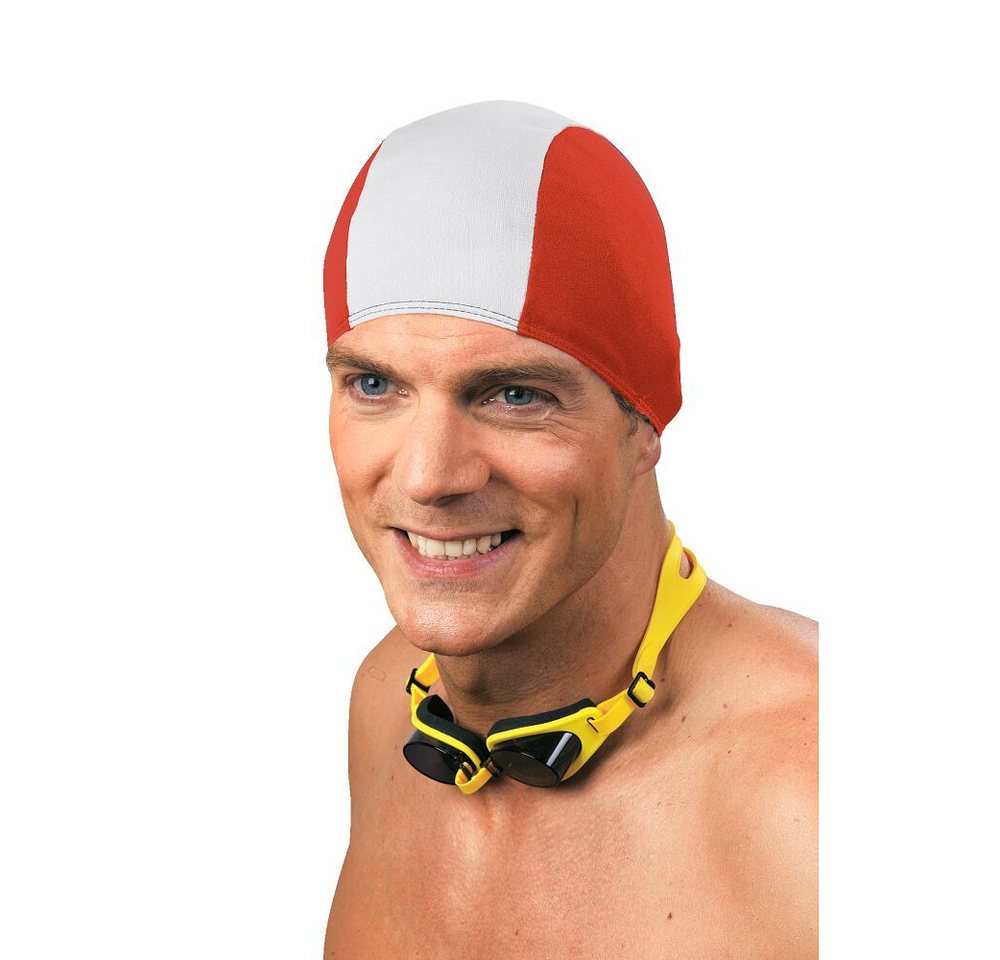 Sport-Thieme Badekappe Schwimmkappen-Set Textil, Ideal für Schwimmvereine