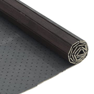 Teppich Teppich Rechteckig Dunkelbraun 60x100 cm Bambus, vidaXL, Rechteckig
