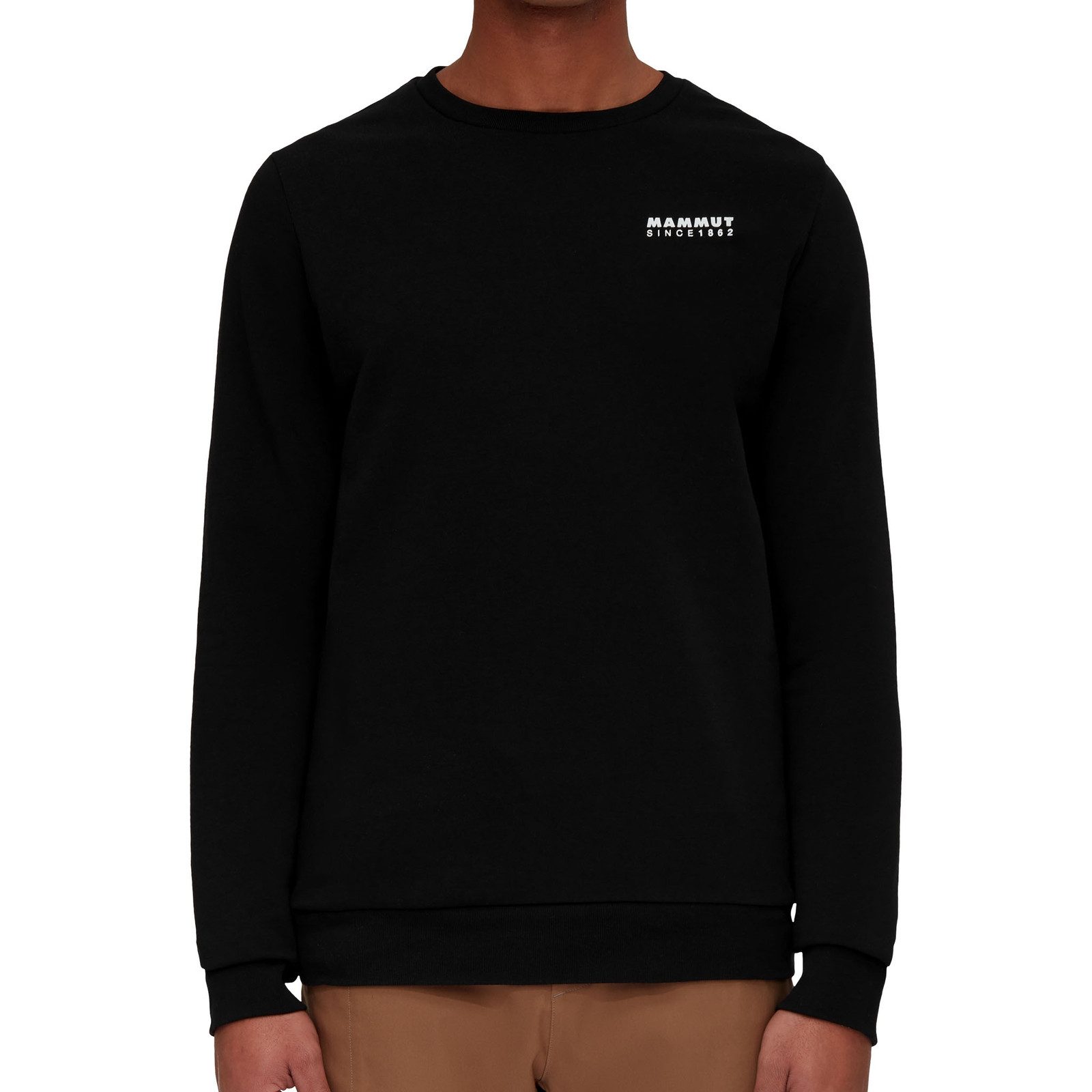 Mammut Langarmshirt Mammut Core ML Crew Neck Men 1862 mit Rippstrickbündche günstig online kaufen