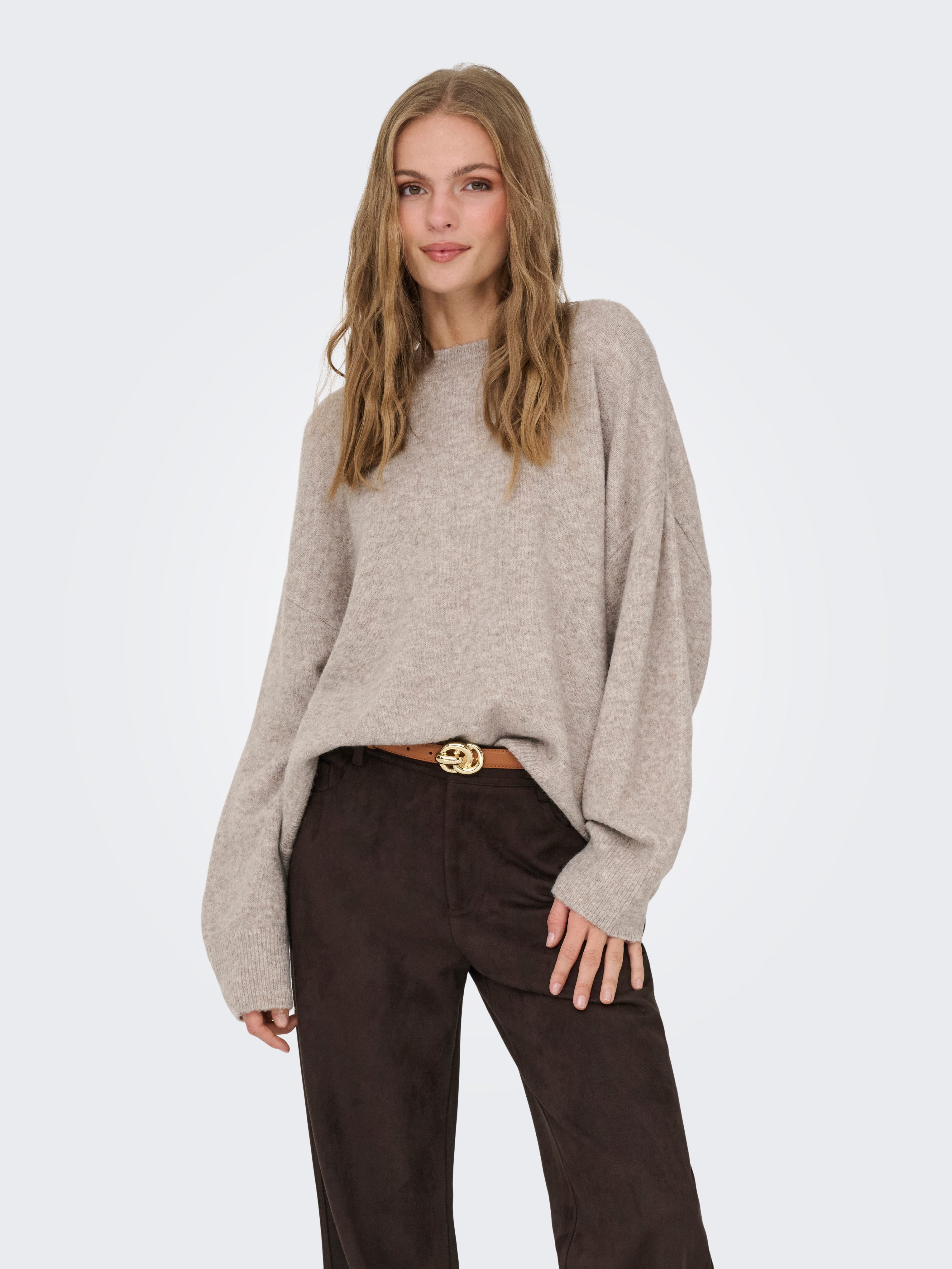 JDY Strickpullover JDYSONJA L/S O-NECK PULLOVER KNT NOOS günstig online kaufen