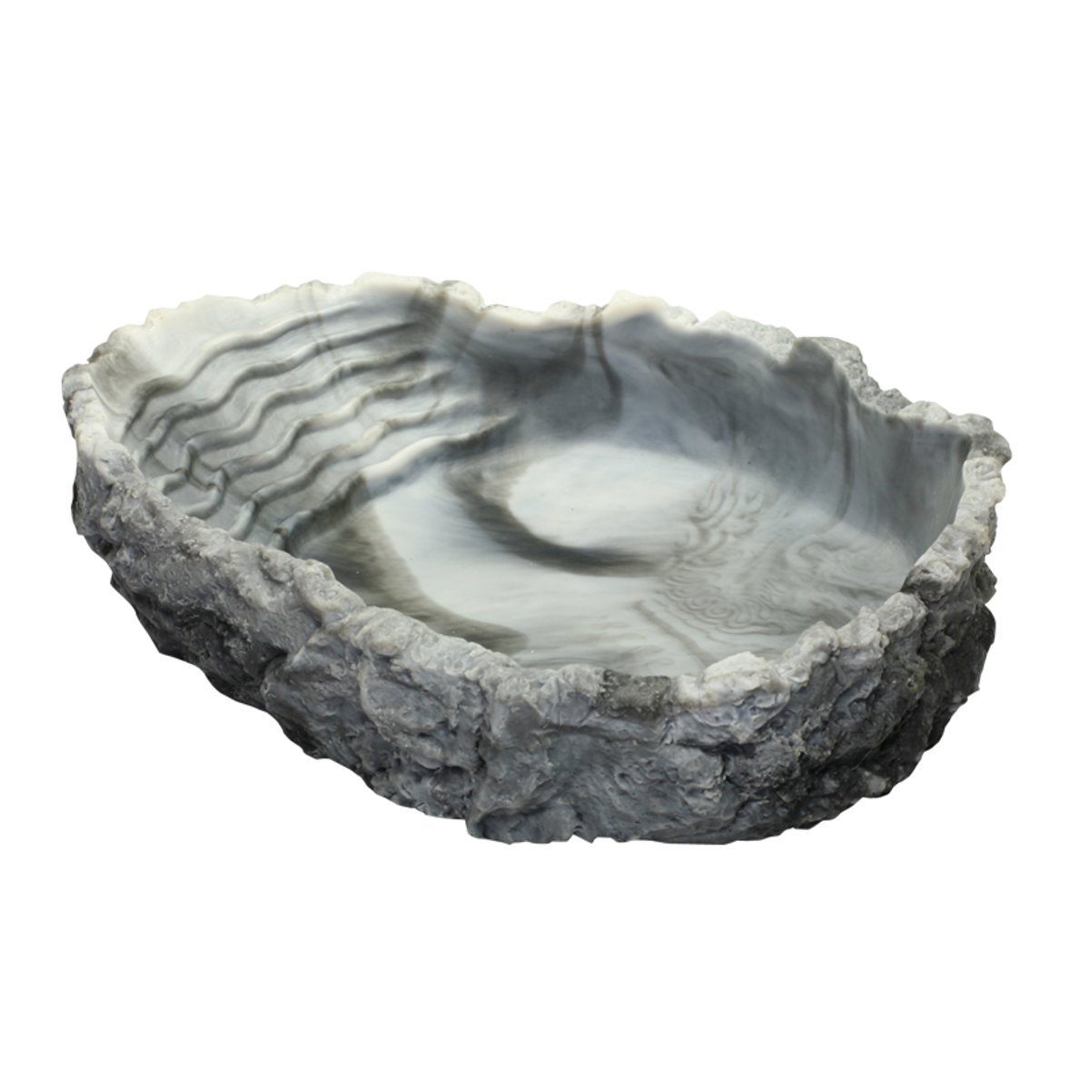 HOBBY Terrariendeko Trinkschale L, 550 ml marmoriert