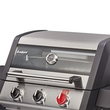 Enders® Gasgrill Monroe ProX 3 S Turbo Gas Grill - Gasgrill 3 Brenner Edelstahl