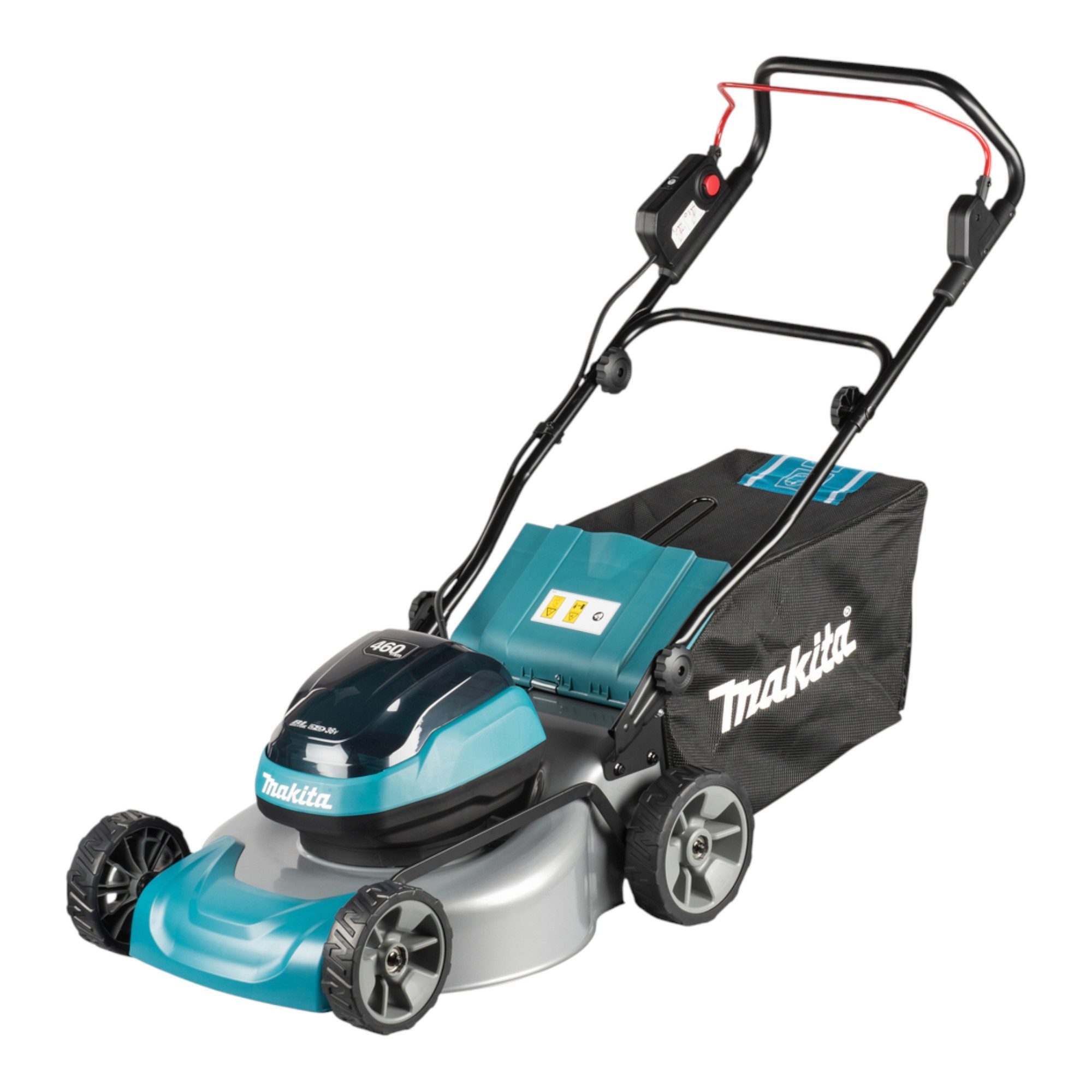 Makita Akkurasenmäher DLM 466 Z Rasenmäher 36 V (2x 18 V) 46 cm - ohne Akku, ohne Lader