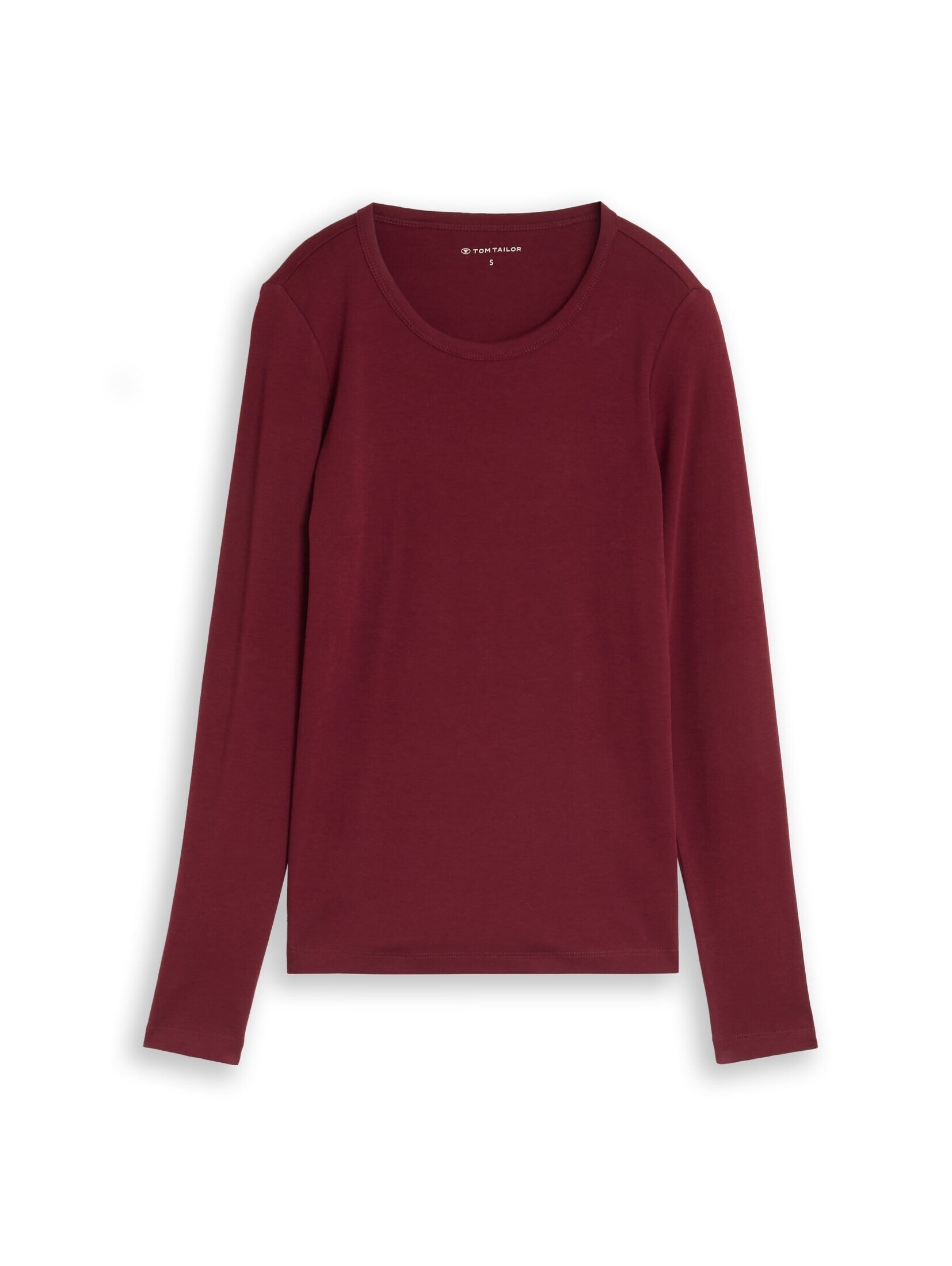 TOM TAILOR Langarmshirt T-Shirt (im Einserpack) Basic Langarmshirt aus Baumwolle