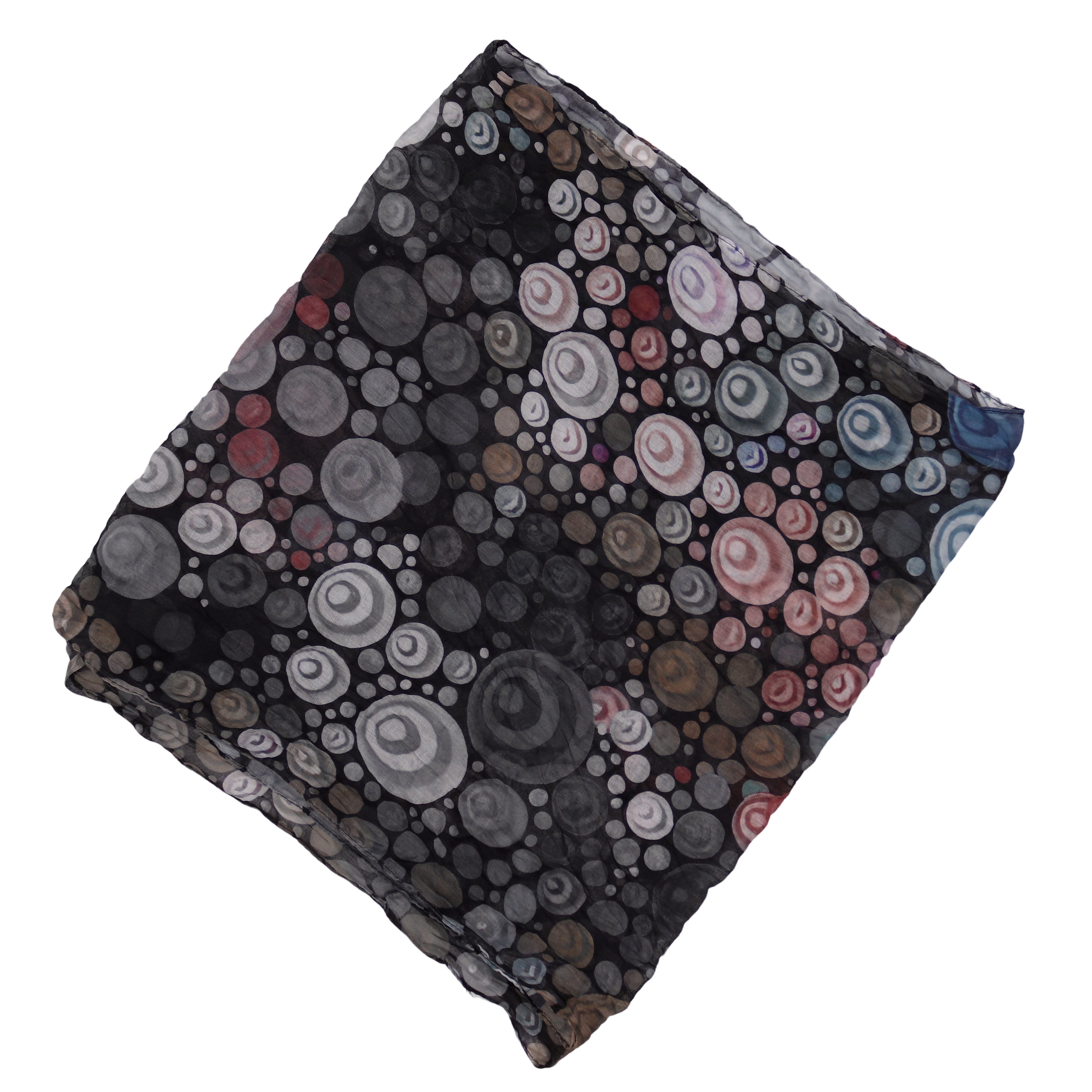 MIRROSI Loop Damen Schal mit Kreis-Muster Weich, (zweimal um den Hals wicke günstig online kaufen