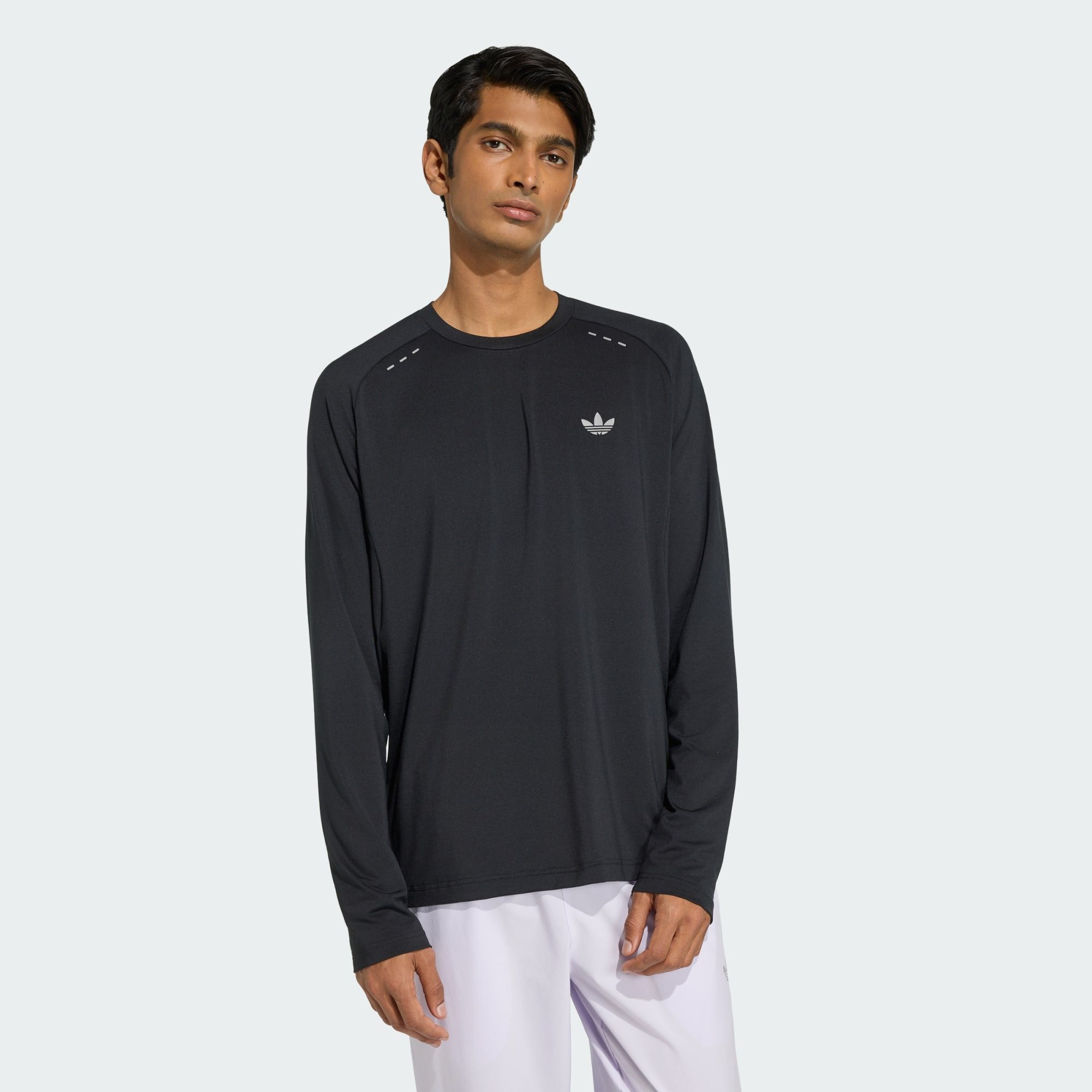 adidas Originals Fußballtrikot TECH TREFOIL ESSENTIALS POLY TOP, LANGÄRMELIG (1-tlg)