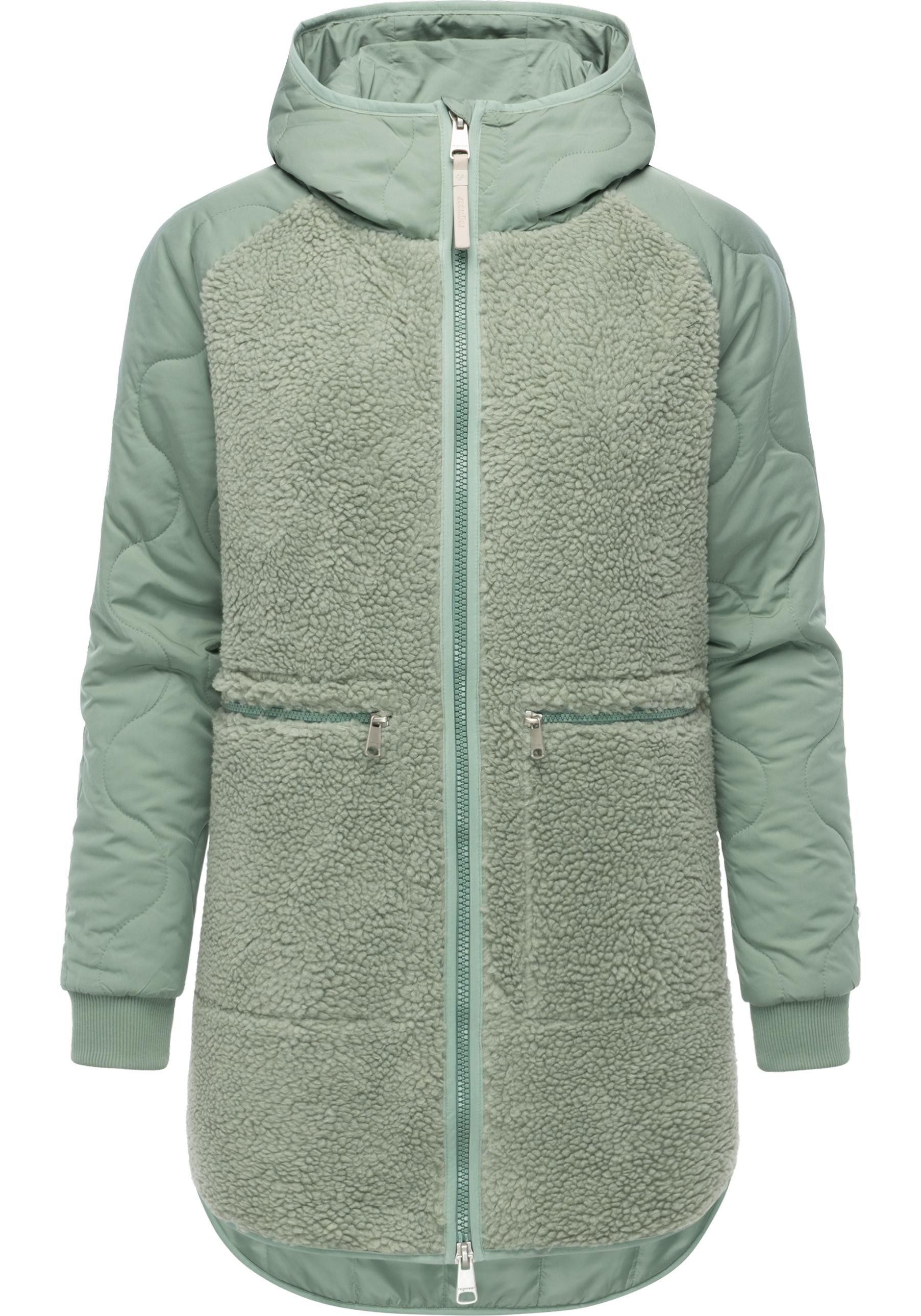 Ragwear Fellimitatmantel Longeddy Kuscheliger Plüschmantel mit günstig online kaufen