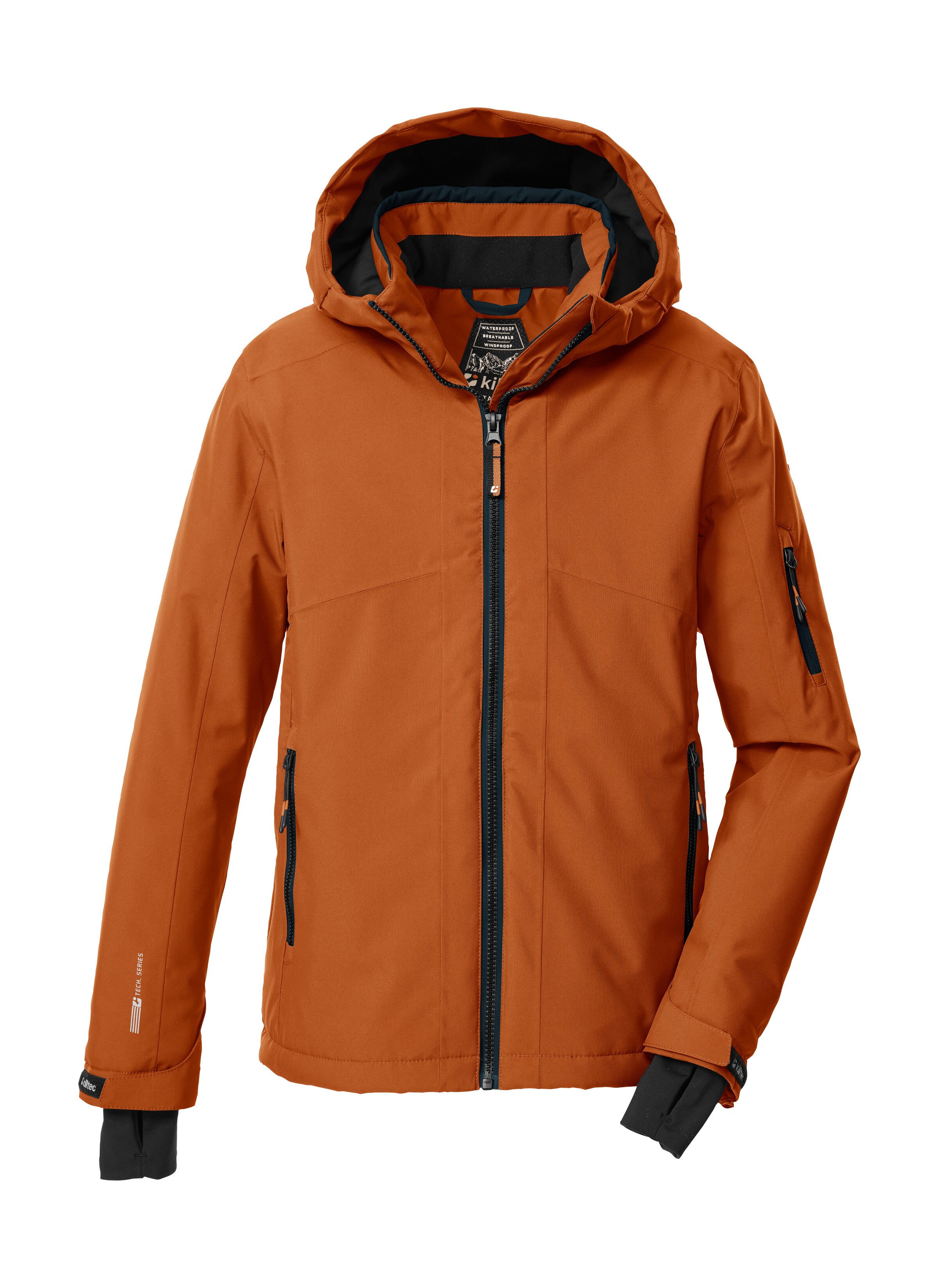 Killtec Skijacke KSW 202 BYS SKI JCKT Wasserdichte Kinder-Skijacke mit verstellbarer Kapuze und Schneefang