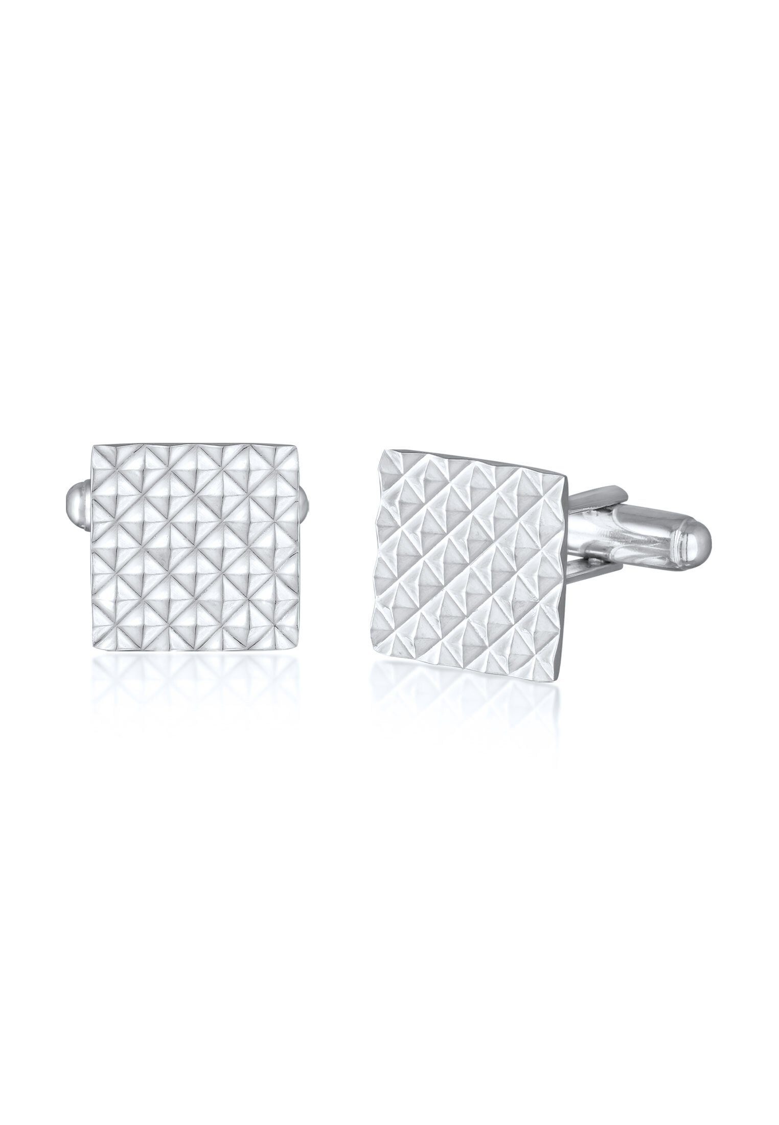 Kuzzoi Запонки Klassisch Pyramiden Design 925 Silber, Geo