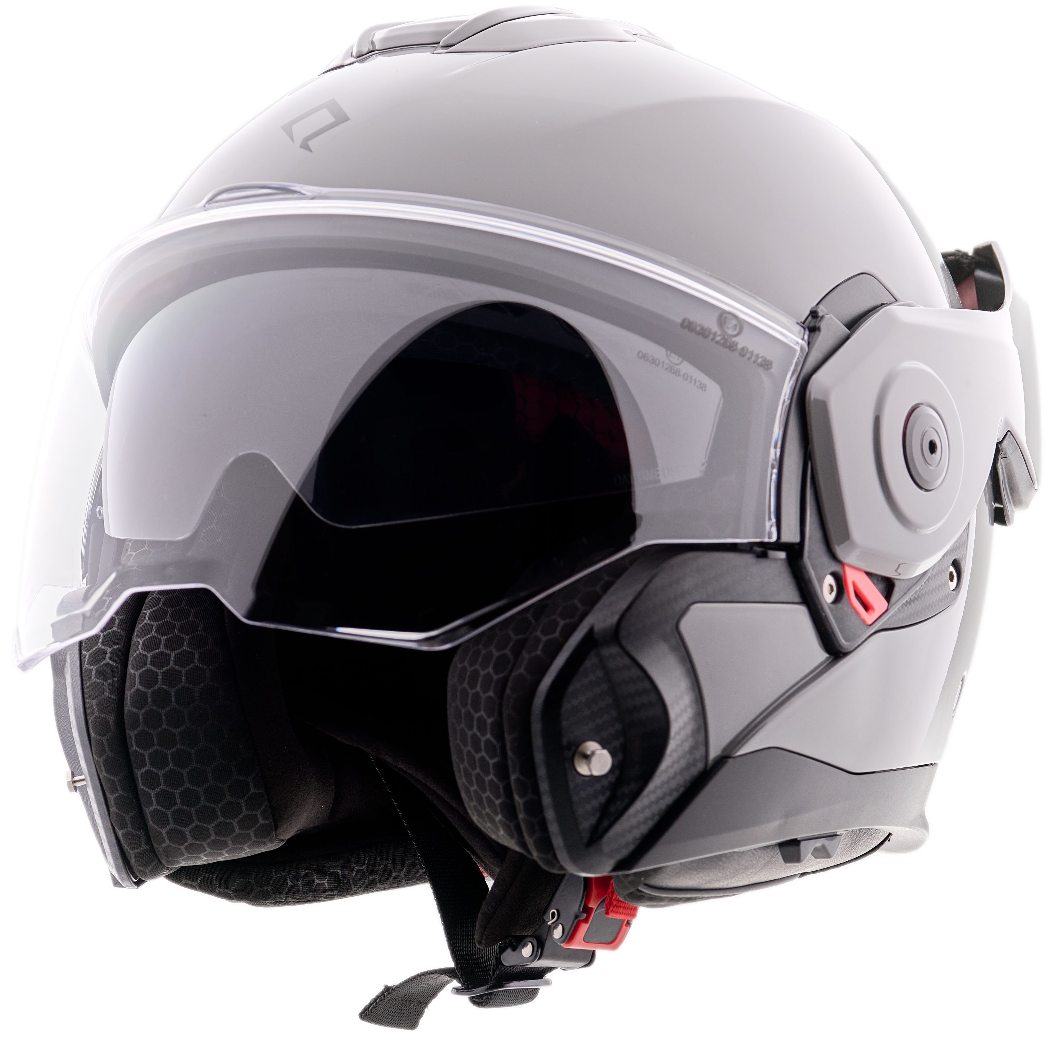 Burnout Motorradhelm Flipback Voyager Graphite