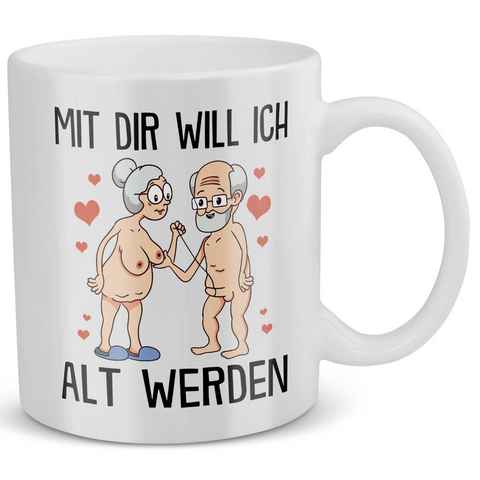 22Feels Tasse Paar Jahrestag Geschenk Mann Frau Hochzeitstag Valentinstag Pärchen, Keramik, Made in Germany, Spülmaschinenfest