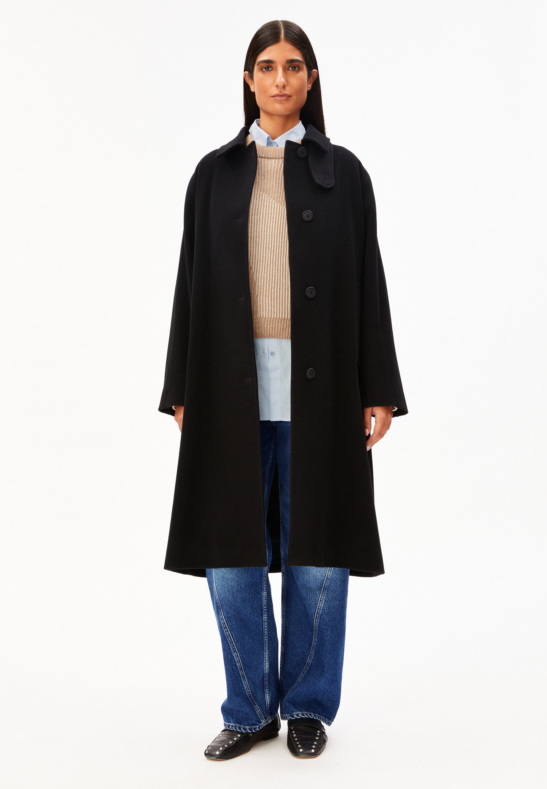 Armedangels Kurzmantel VAANOISE WOOL Mantel aus recycelter Wolle (1-tlg) Ma günstig online kaufen