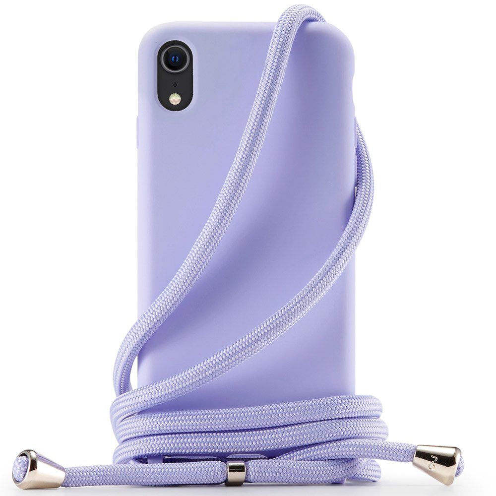 FITSU Handyhülle Handykette für Apple iPhone Hülle mit Band Handyband Case zum Umhängen, Hülle für iPhone 12 Pro, 12, 12 Mini, SE 2022, 11, XS, XR, X, 8, 7, 6