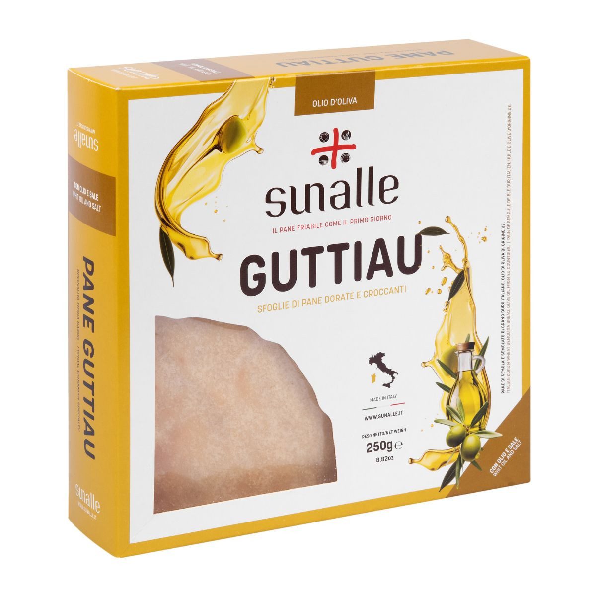 Sunalle Brot Sunalle Pane Guttiau Classico – sardisches Brot mit Olivenöl 250g, 250 g – Bild 2 von 4