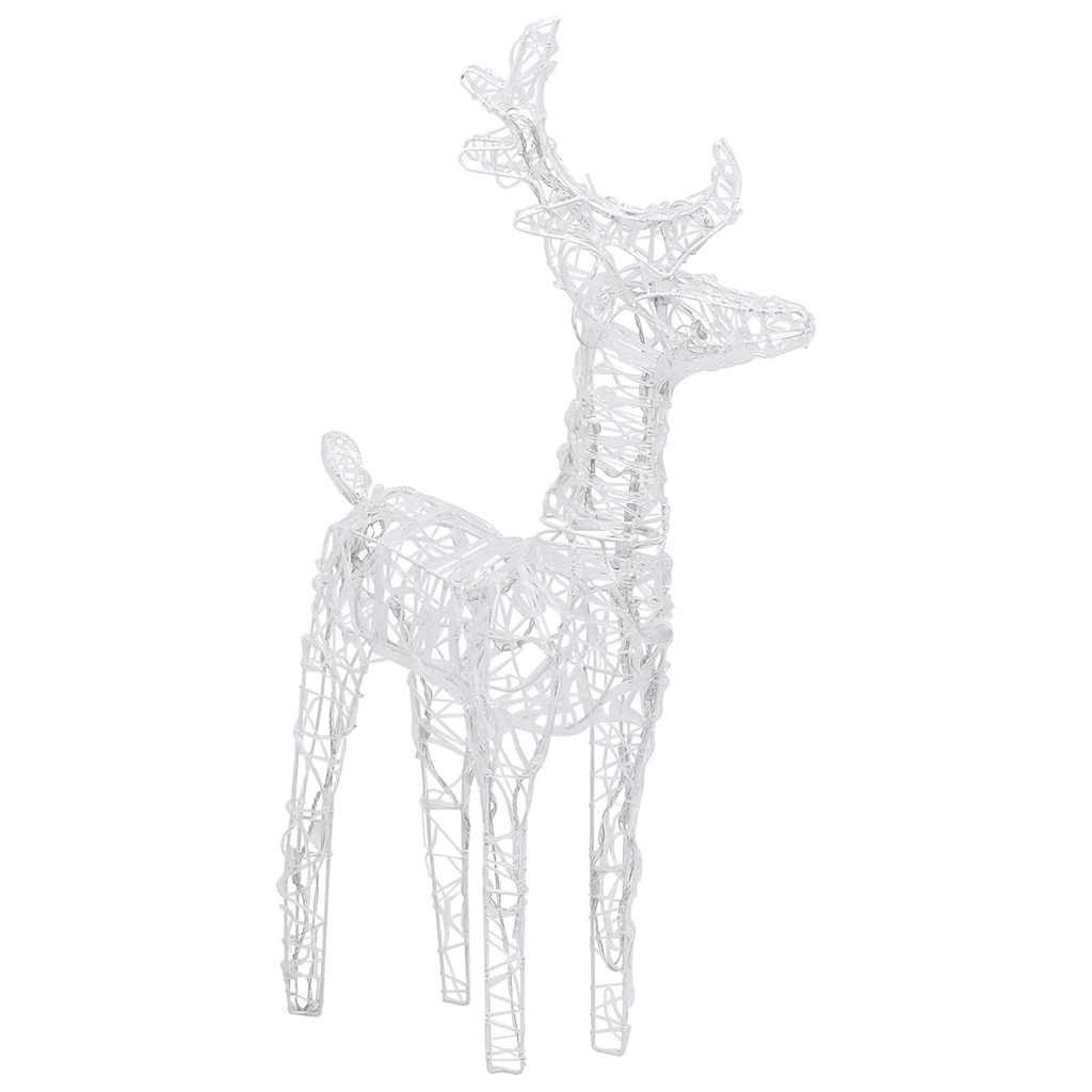 vidaXL Weihnachtsfigur LED-Rentiere 6 Stk. Warmweiß 240 LEDs Acryl (6 St)