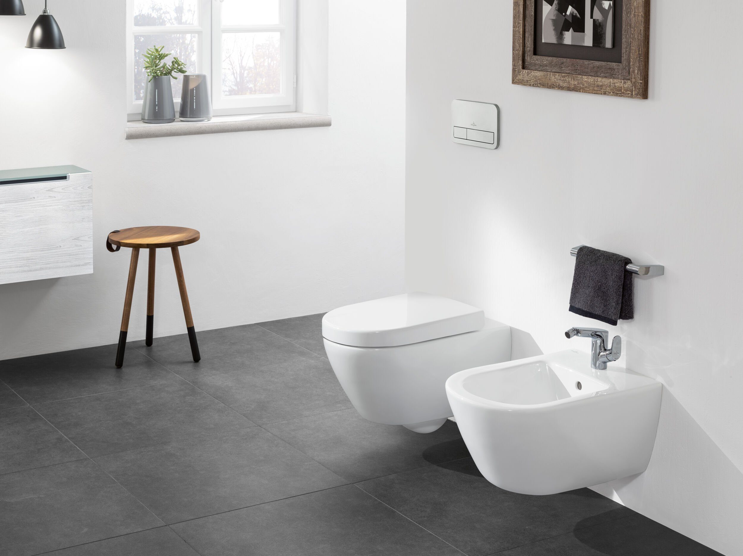 Villeroy & Boch Betätigungsplatte ViConnect Installationssysteme, WC 2-Mengen-Spülung 269 x 60 x 161 mm