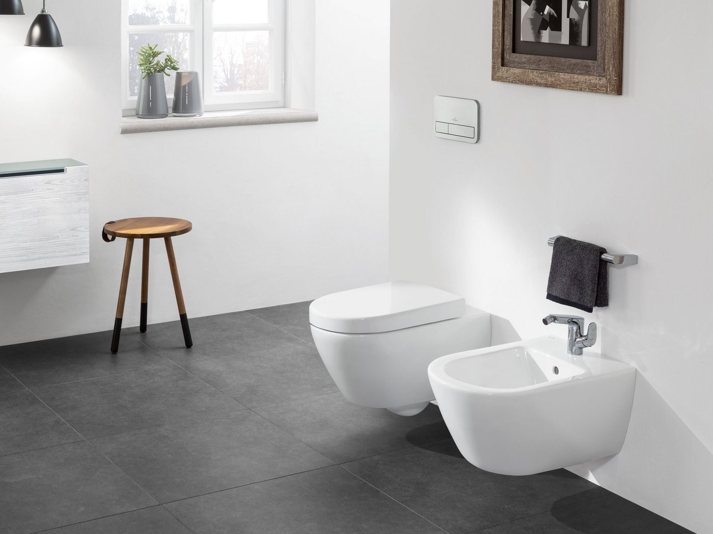 Thumbnail - Villeroy & Boch Betätigungsplatte ViConnect Installationssysteme, WC 2-Mengen-Spülung 269 x 60 x 161 mm