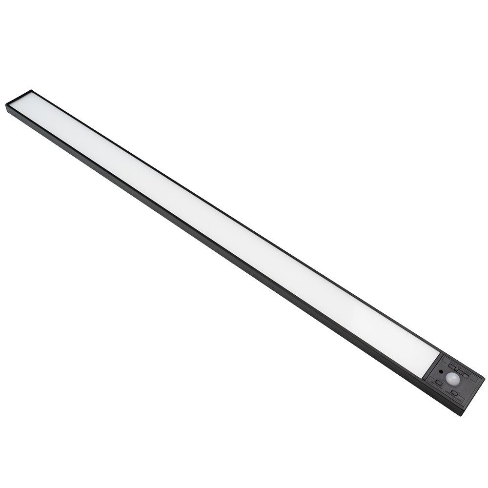 LUXULA LED Unterbauleuchte LUXULA LED Unterbauleuchte 60 cm 4 W CCT einstellbar Schwarz, LED fest integriert, Farbwechsler