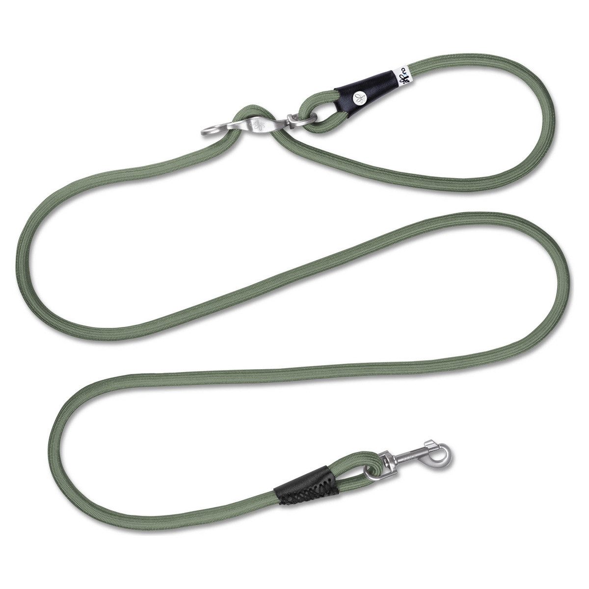 Curli Hundeleine Vario Comfort Leine Moss