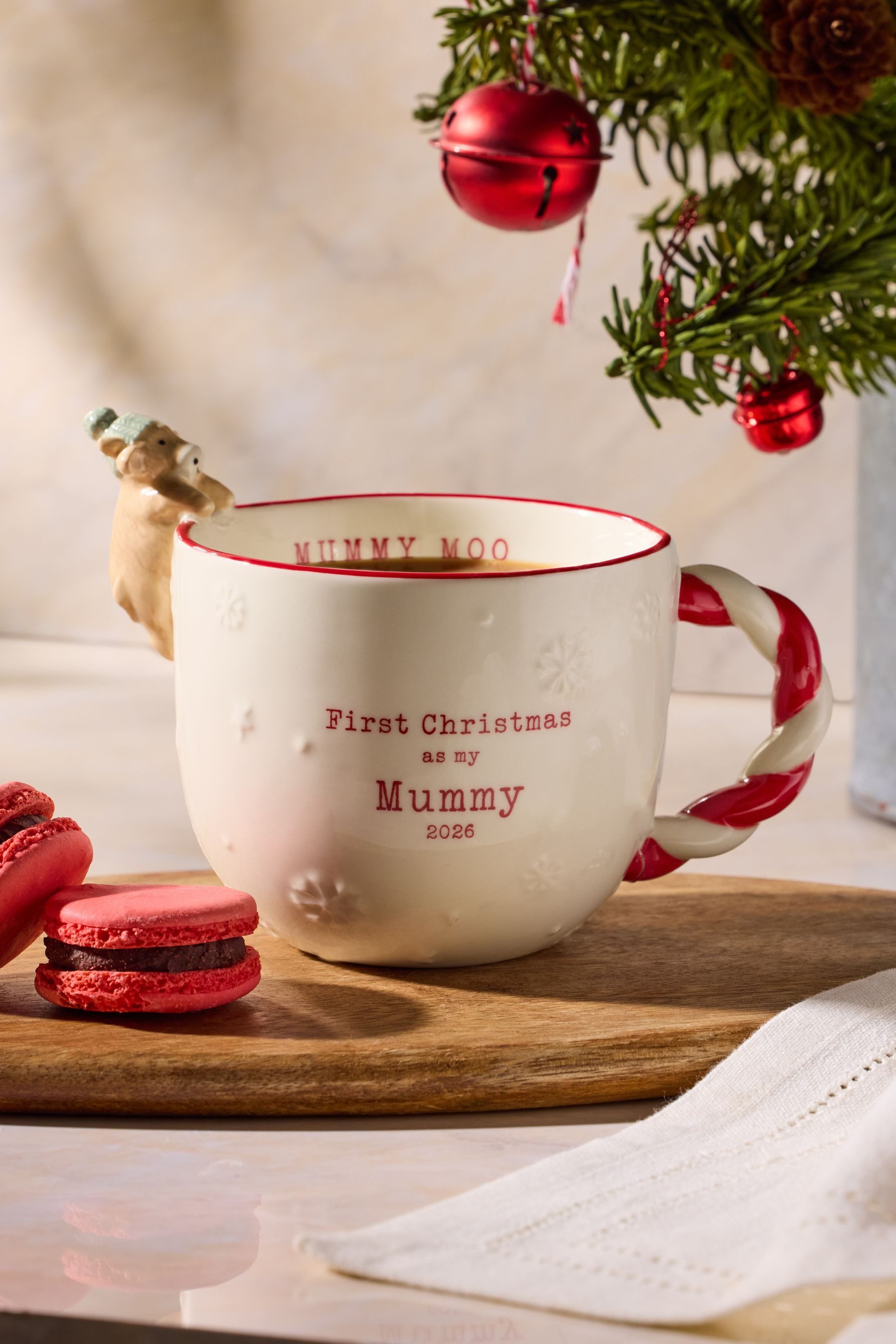 Next Becher Babys erste Weihnachtstasse, Mummy, 1-tlg., Steingut