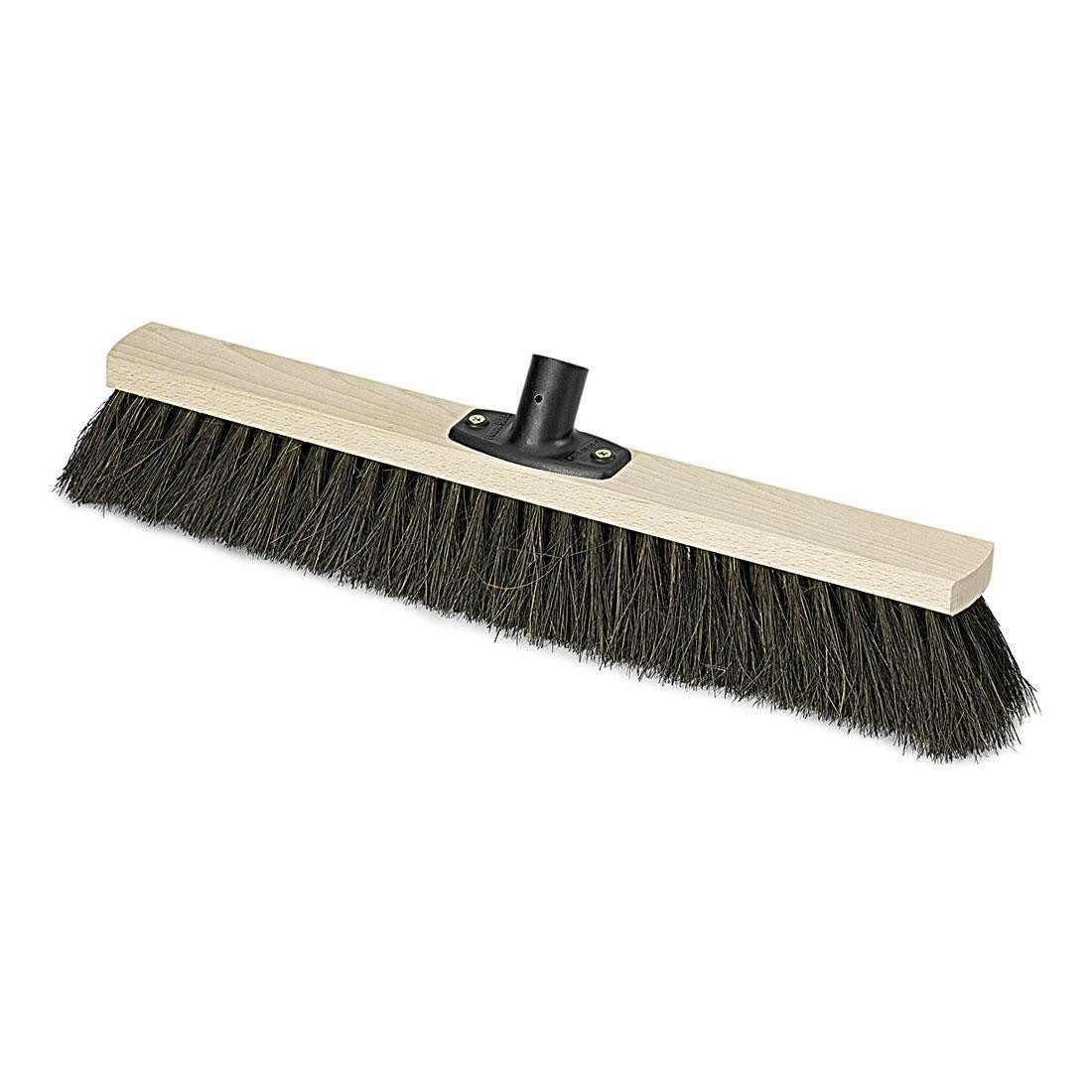 Nölle Staubbesen Saalbesen Arenga 400mm braun 1 Stück (Reinigungsset, Stiel, Besenkopf), Besen Kehrbesen Straßenbesen Reinigungsgerät Kehrgerät Saalgerät