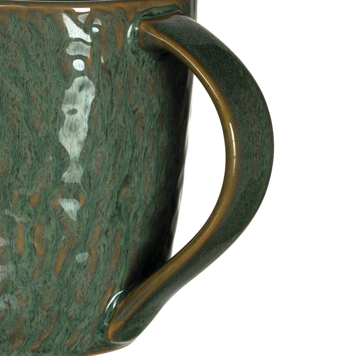 ml, Matera, LEONARDO grün 430 6-teilig Becher Keramik,